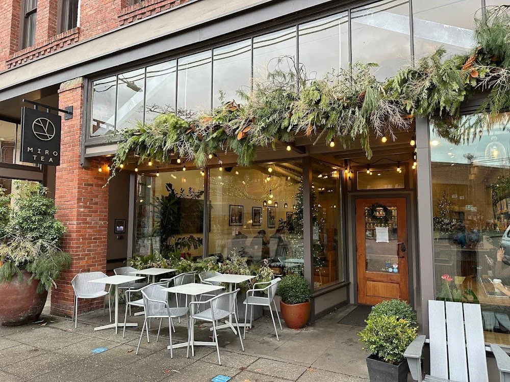 photo of the exterior miro tea shop in seattle washington