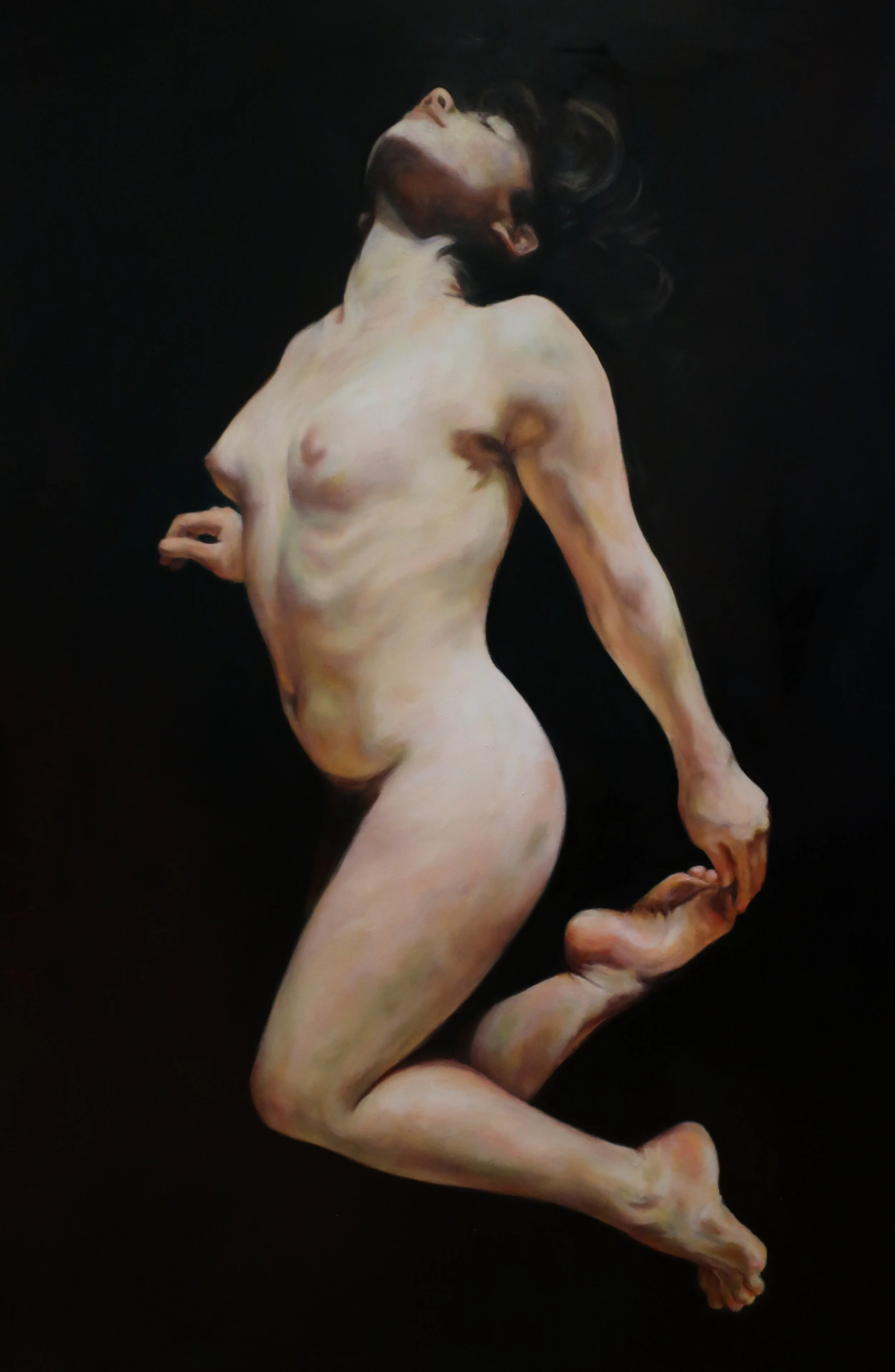 Rise, Oil on Wood, 36x24", 2017