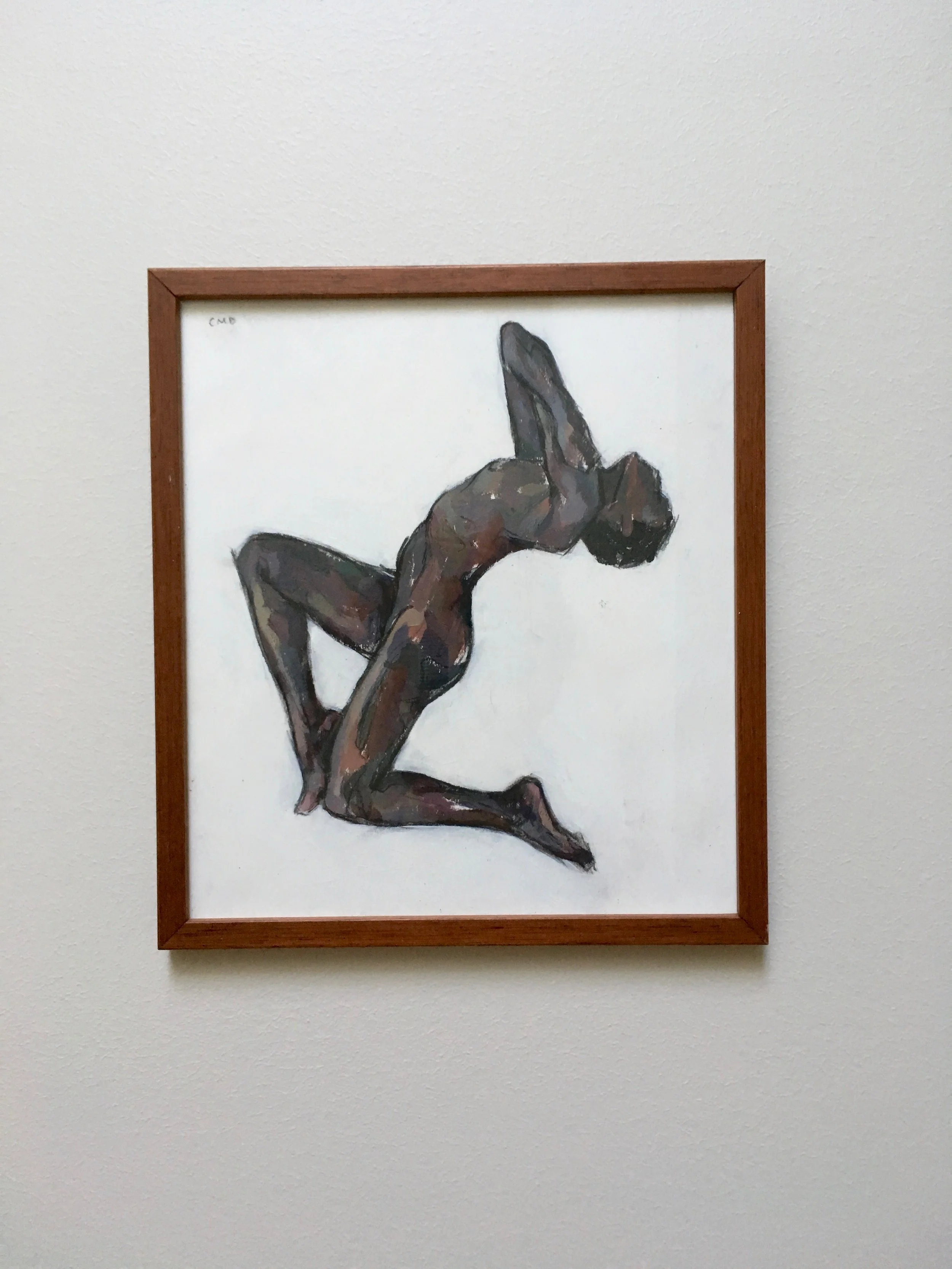 Jodelle Study, Acrylic on Paper, 9.5x8.5”, 2018
