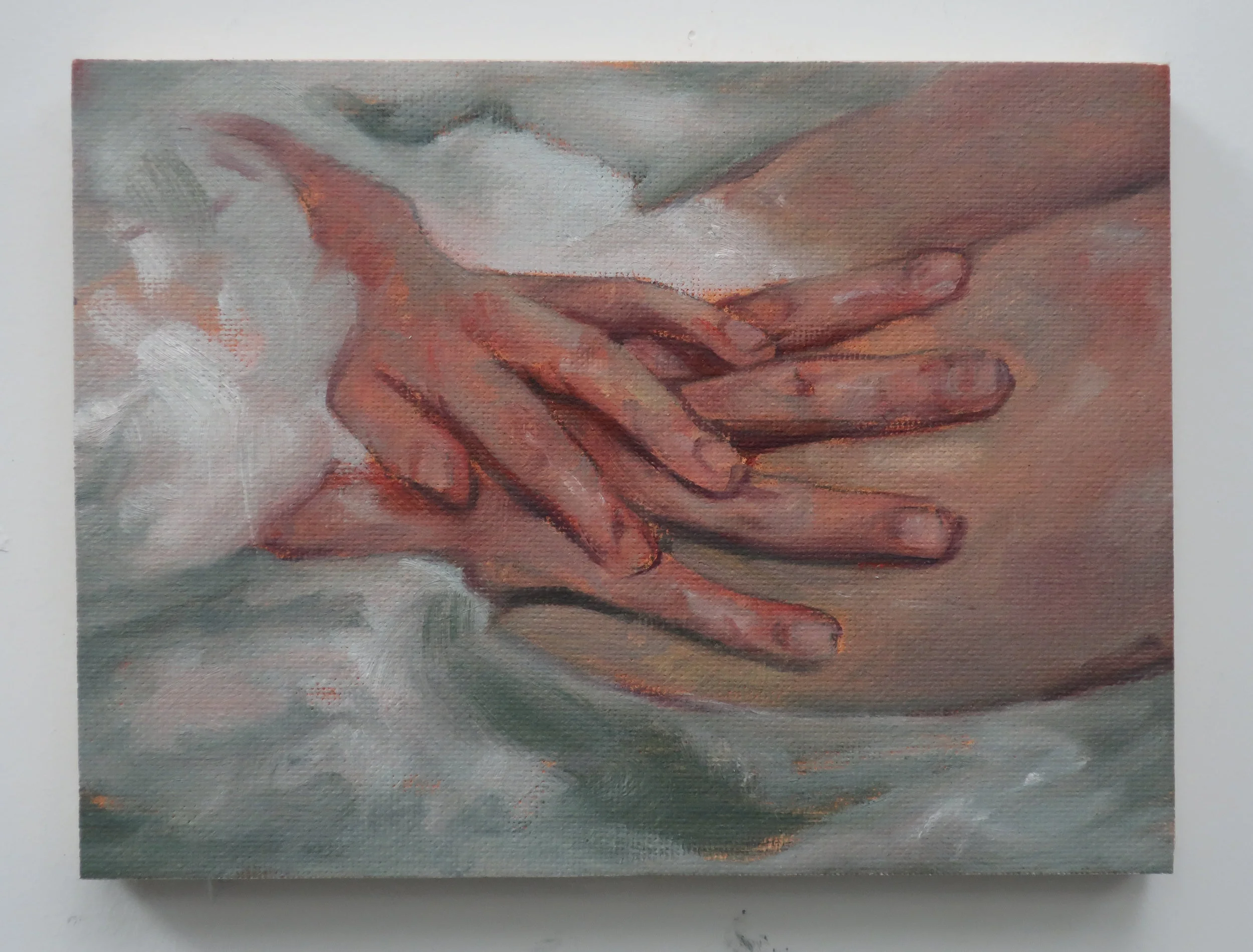 Bubble Bath, 2018, Oil on Canvas, 6x8”