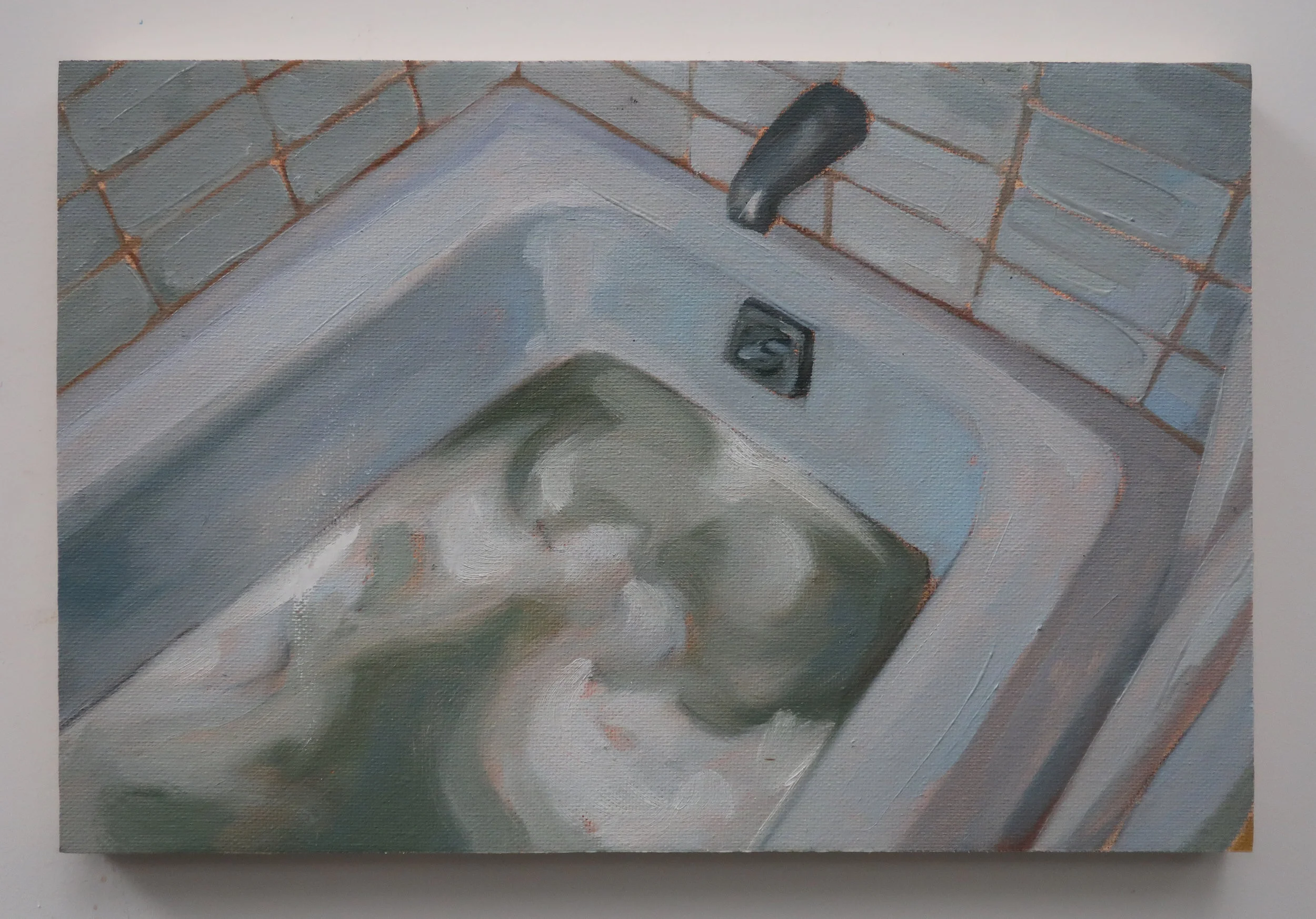 Porcelain, 2018, Oil on Canvas, 8x12”