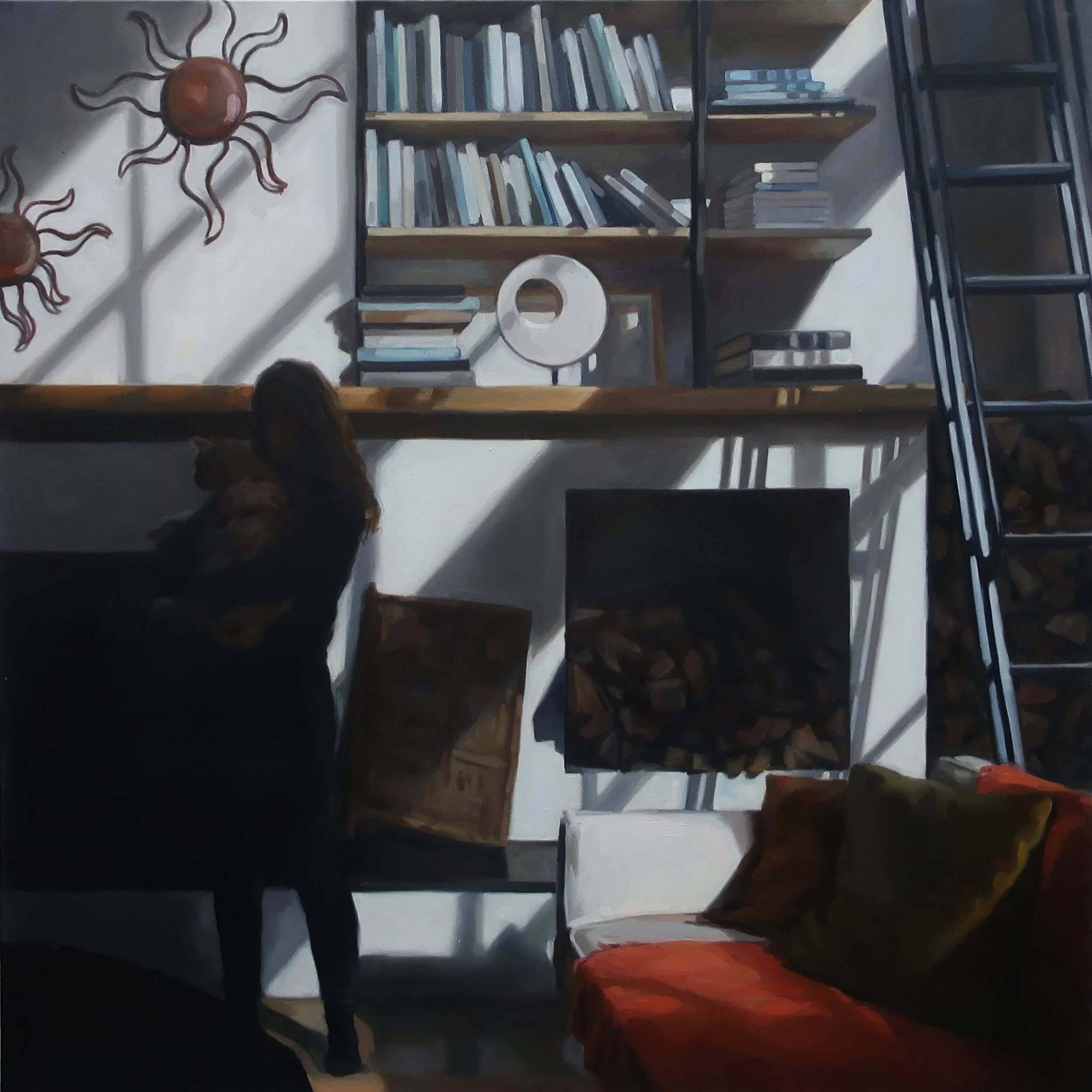 Elijah’s Room, 2019 Oil on Canvas, 36x36”
