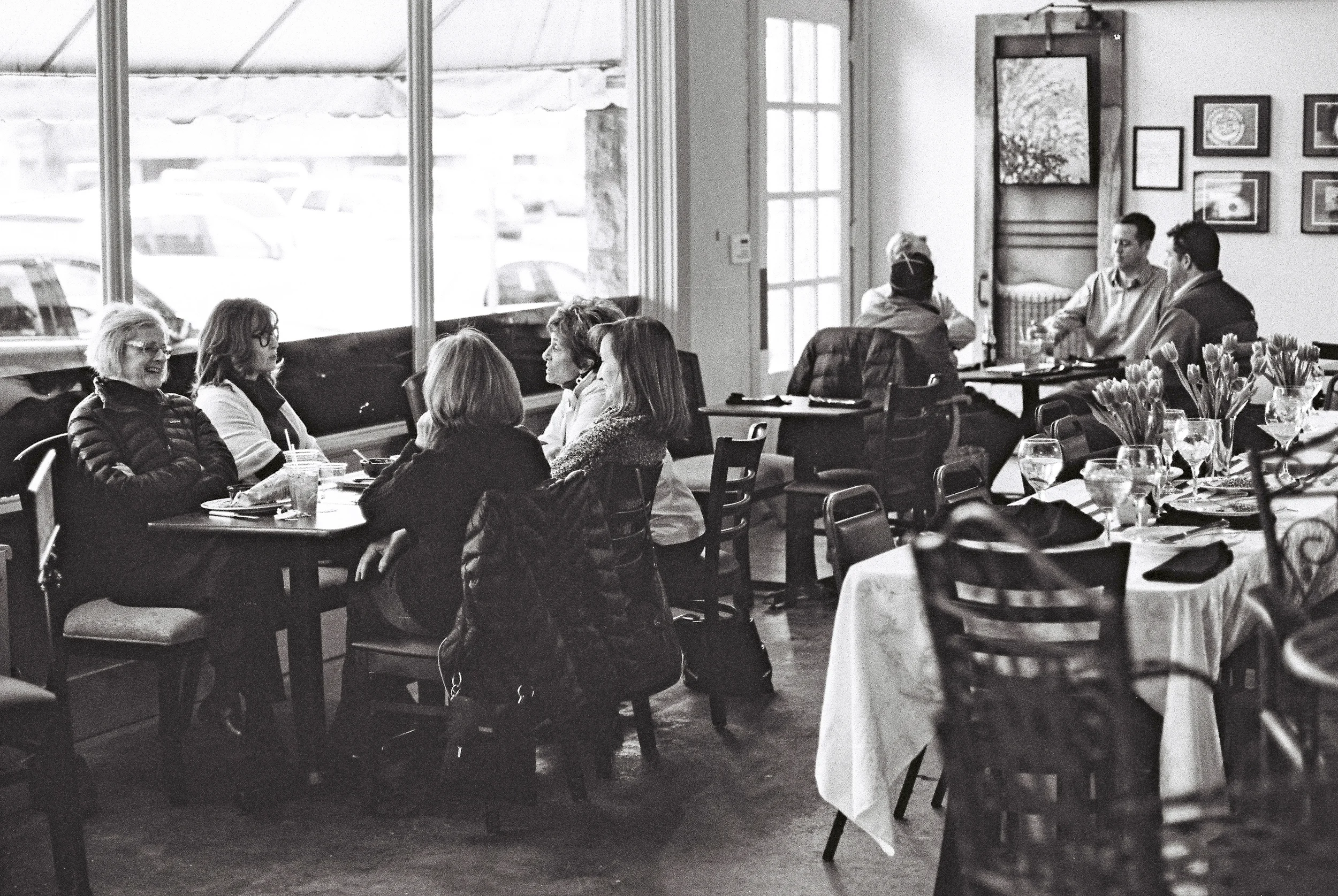 Zoe's at the District cafe (downstairs from my studio)