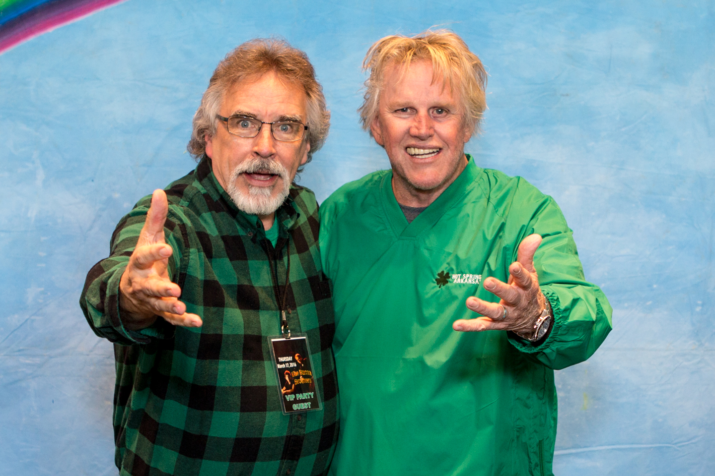 Yours truly and Teddy Jack