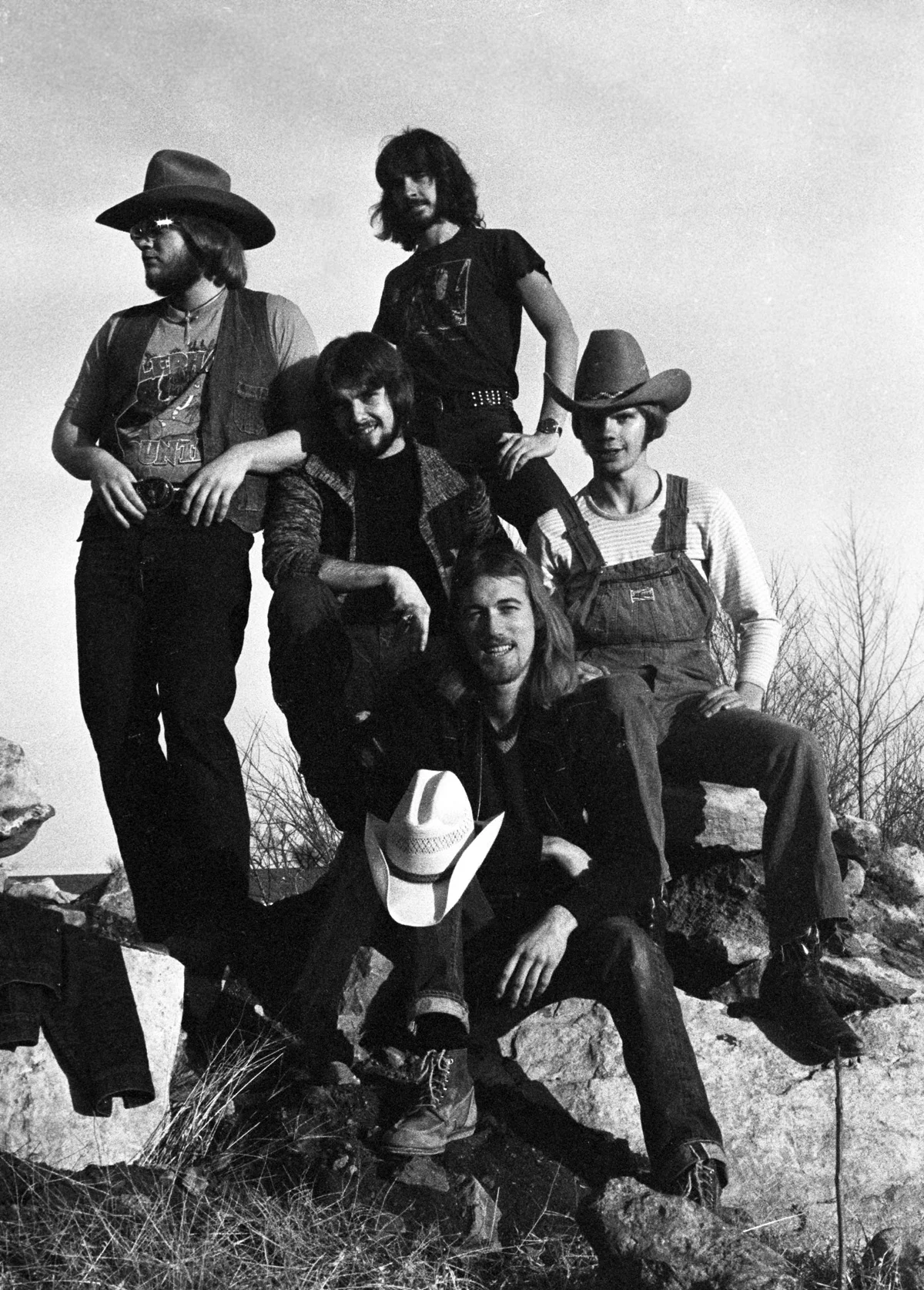The Amazing Jackalopes circa 1977 (l-r): Drummer Jack Propps, Bassist Jeff Donachy, Keyboardist Brian Wilson, Guitarist Jeff Hett and Guitarist Jack Clift.
