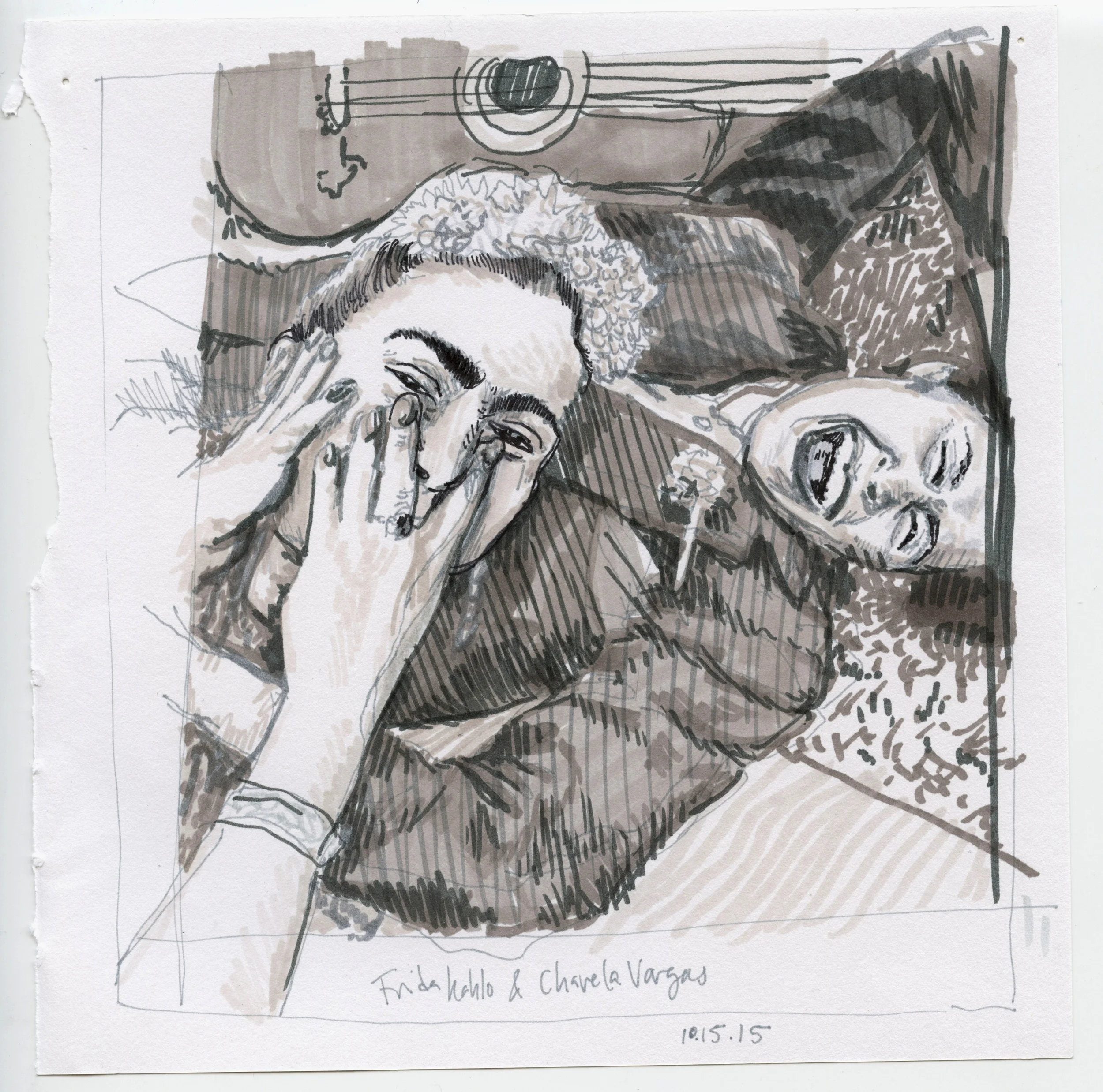 This could be us but (Frida Kahlo and Chavela Vargas), 2015