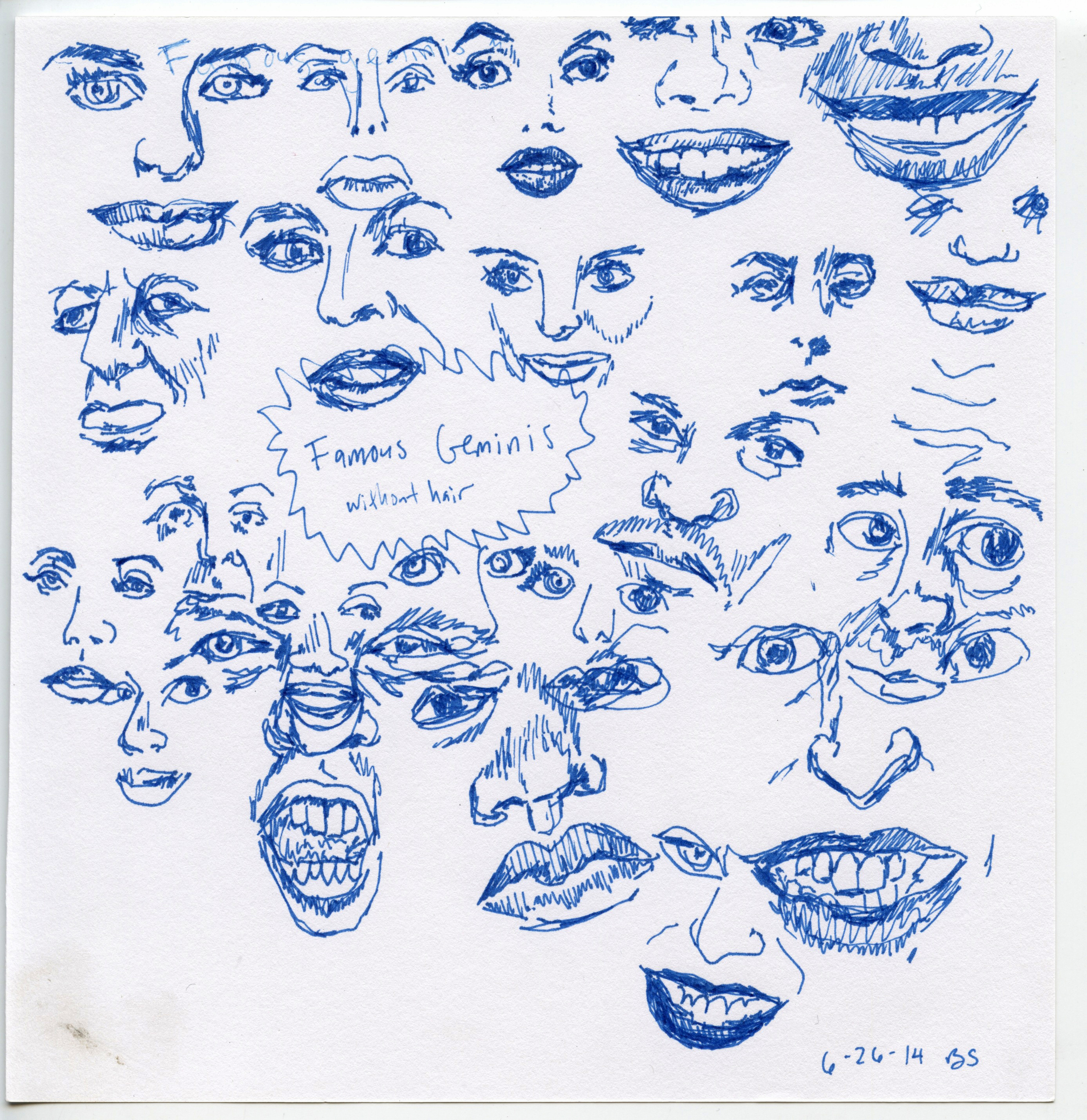 Famous Geminis without Hair, 2014