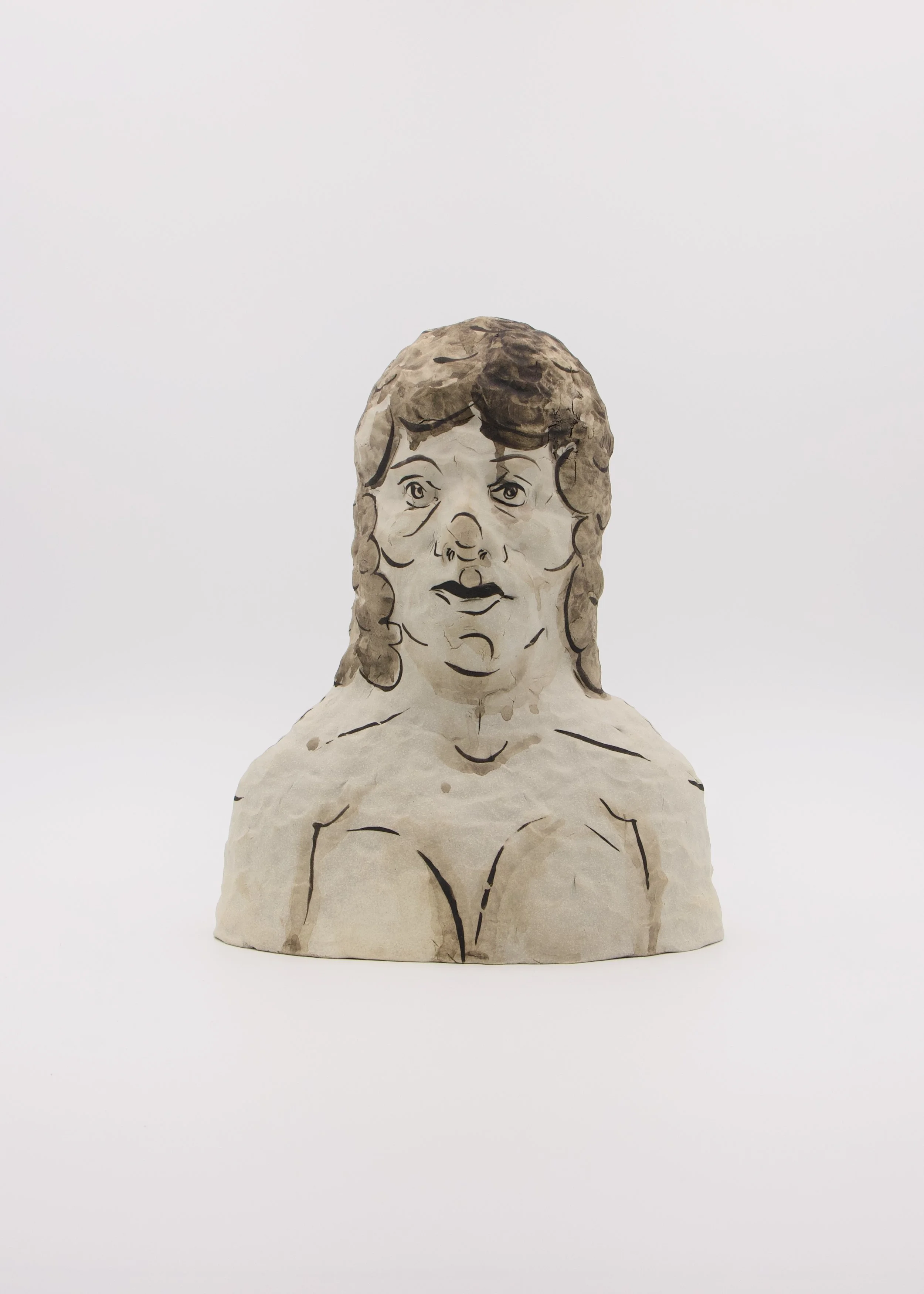   Bust   2023  Ceramic and stain 
