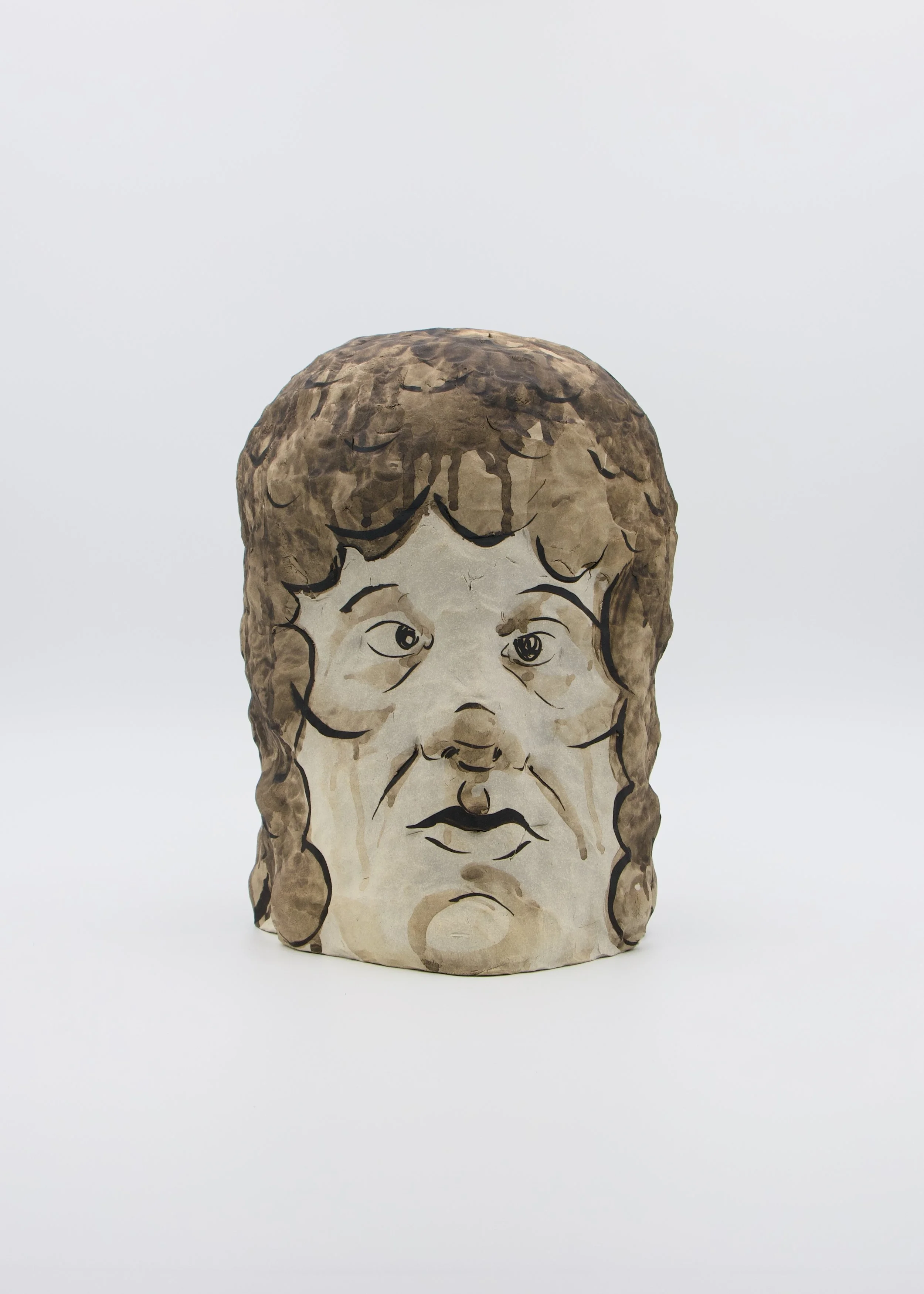   Head   2023  Ceramic and Stain 