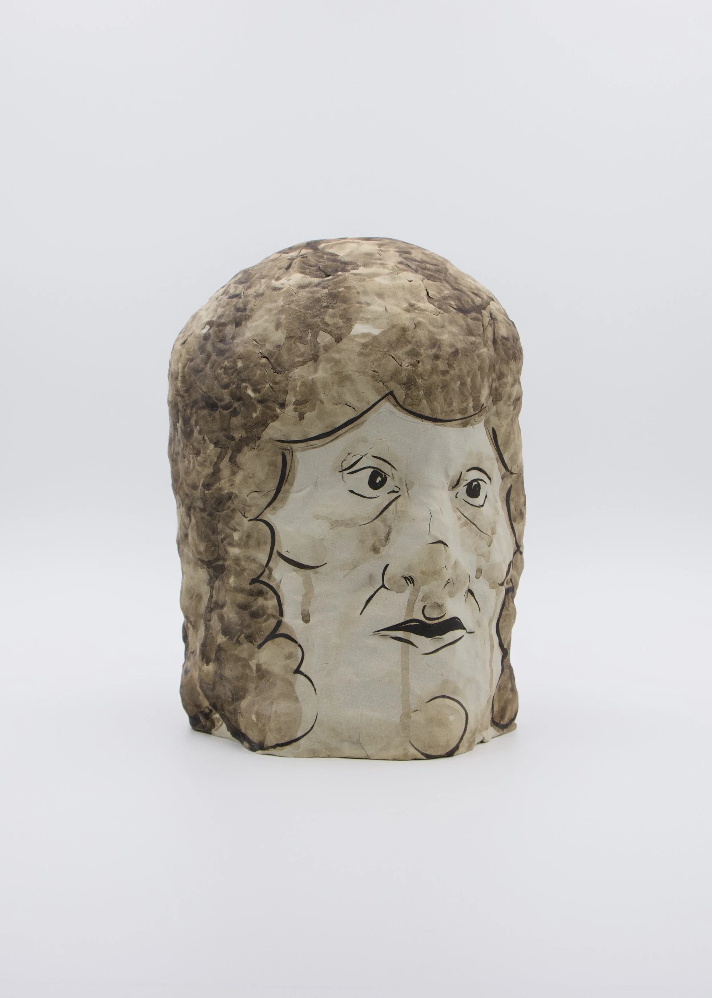 Head  2023  Ceramic and stain 