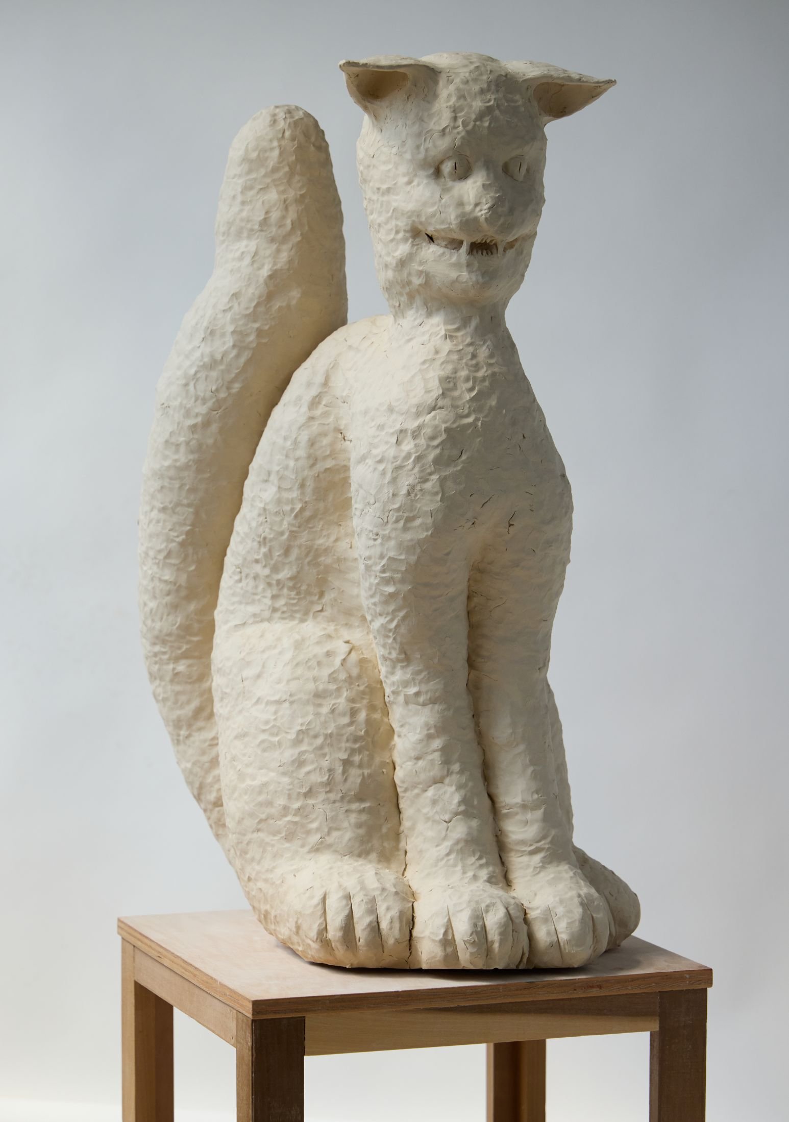   Cat-Goyle   2026  Ceramic  35 x 22 x 15" 