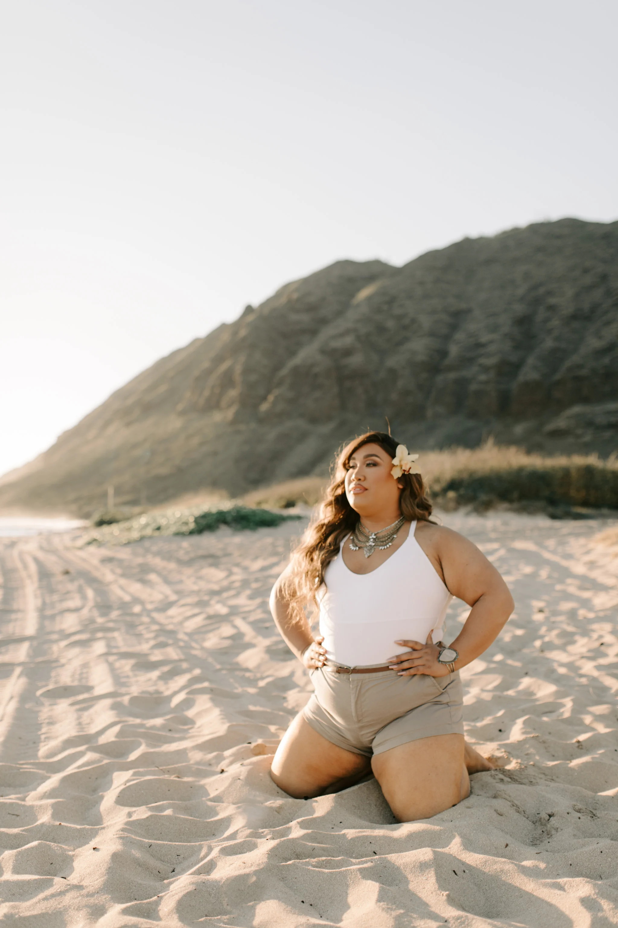 Patrick Starrr Hawaii Family Photos at Yokohama Bay by Hawaii family photographer Desiree Leilani