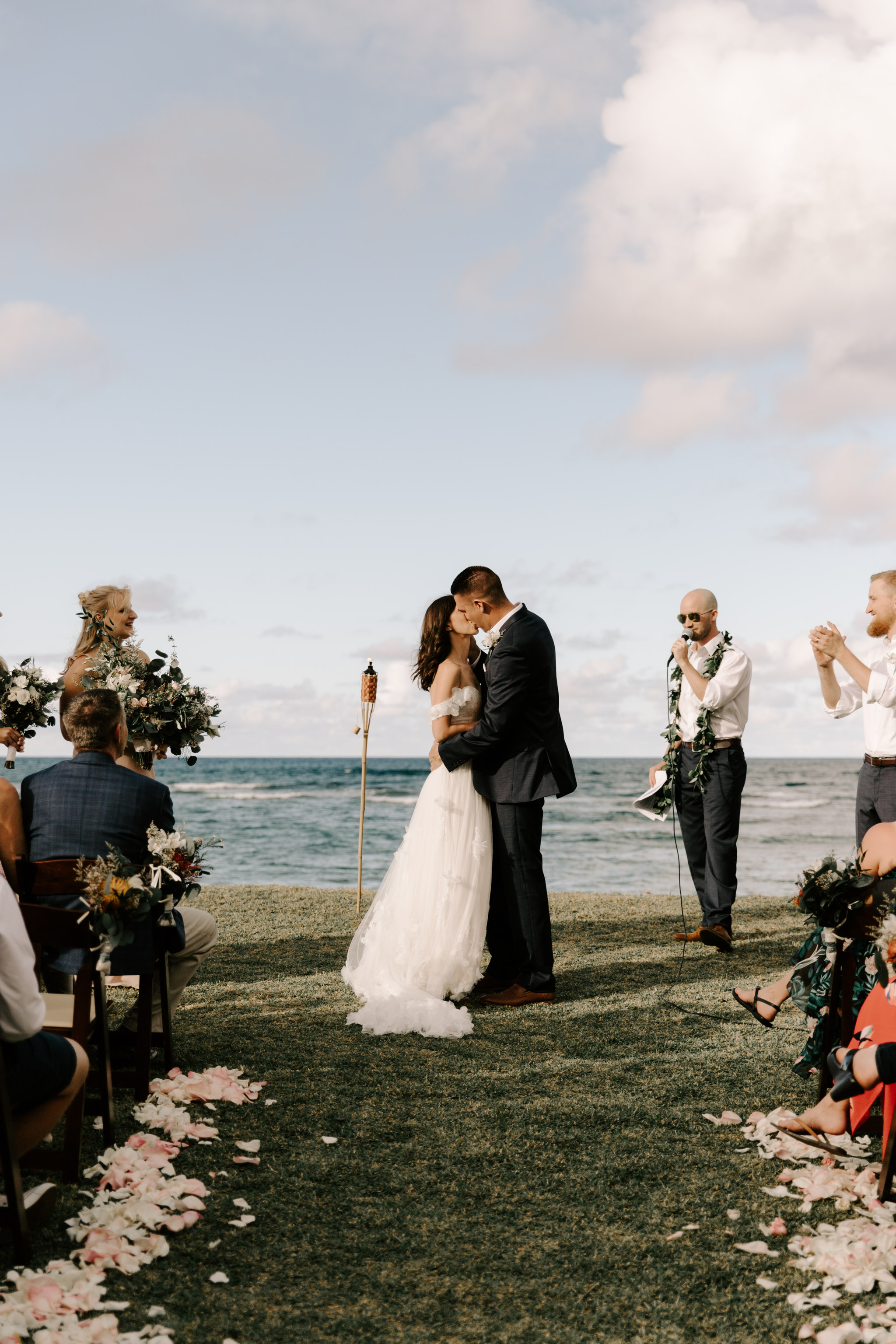 Laie Point Intimate Backyard Wedding — Desiree Leilani Photography