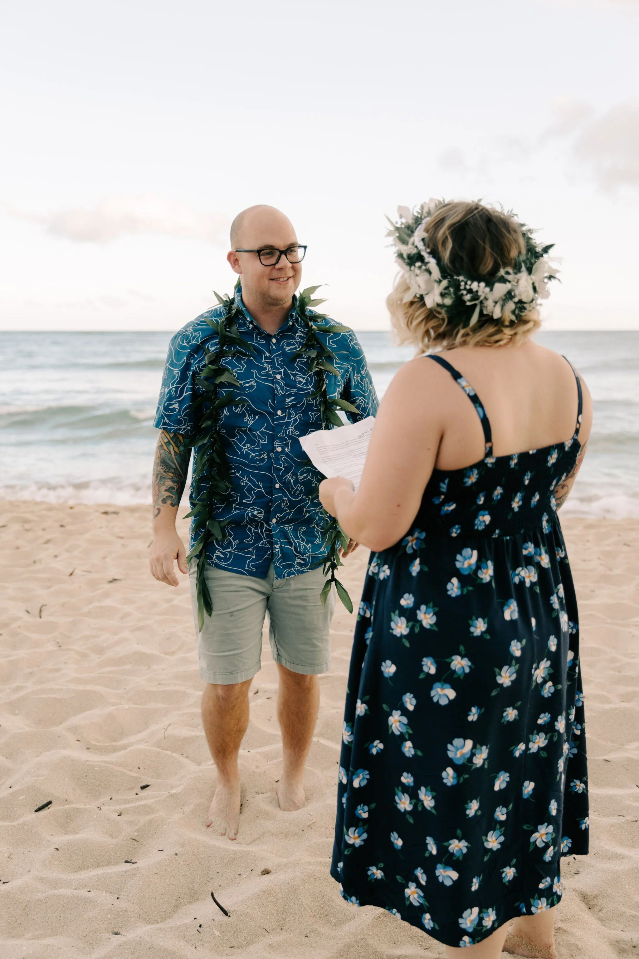 Pu'uloa Beach Park Hawaii Vow Renewal — Desiree Leilani Photography