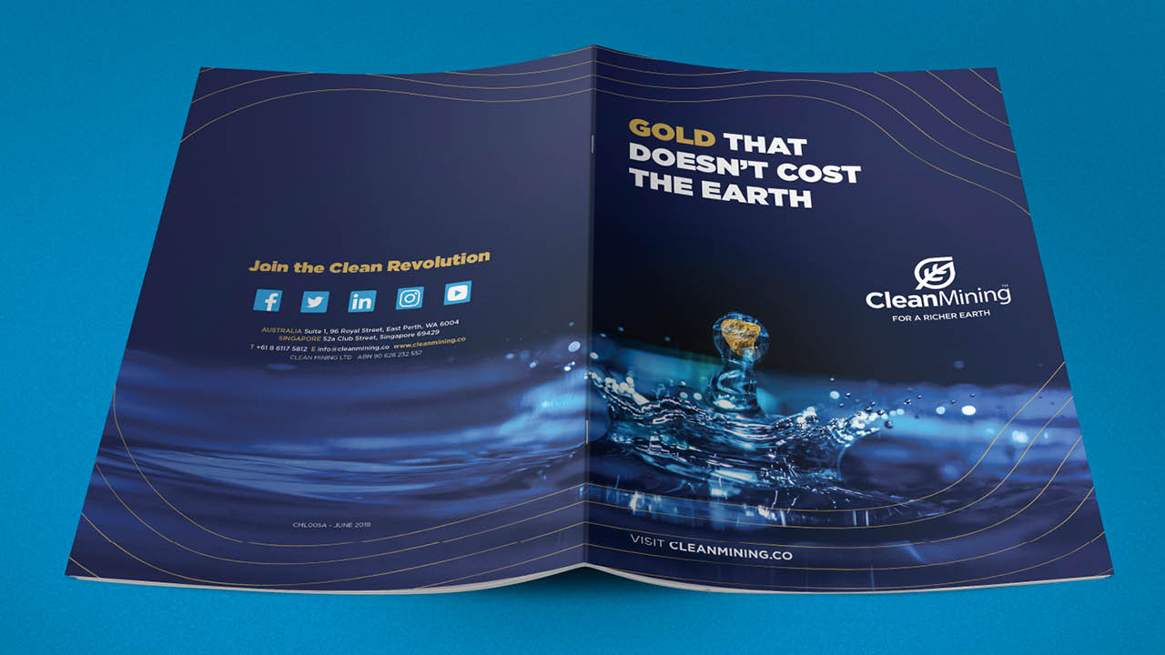 Clean Mining – For A Richer Earth - brand identity