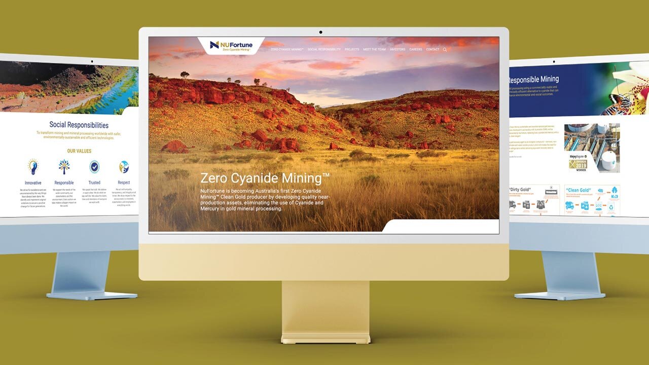 NuFortune Zero Cyanide Mining brand identity