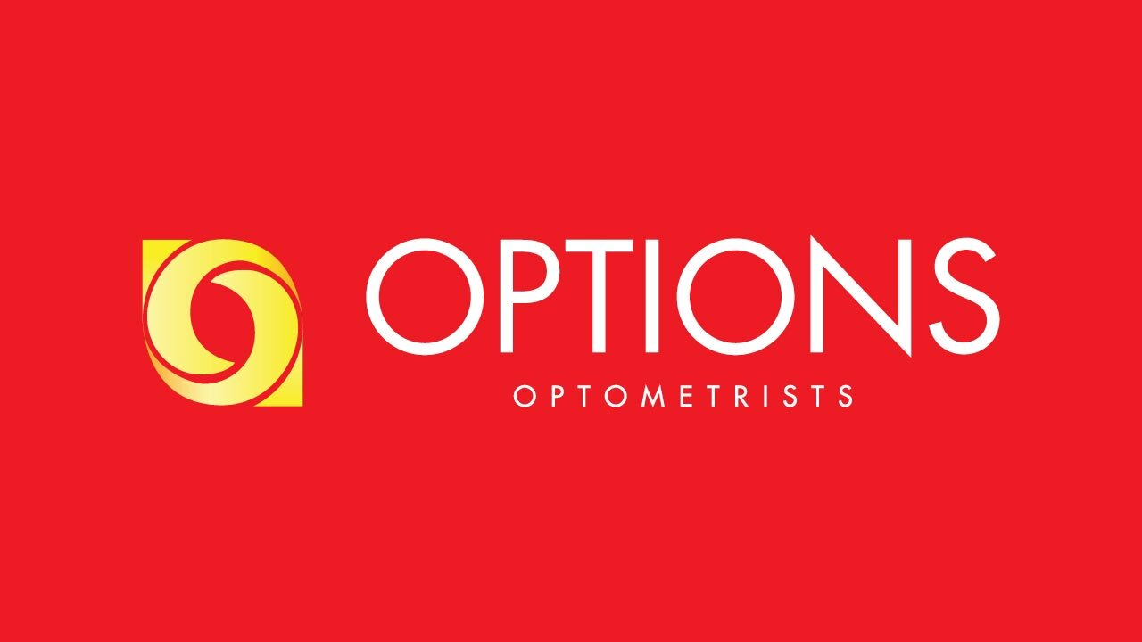 OPTIONS Optometrists - The Right Choice brand identity