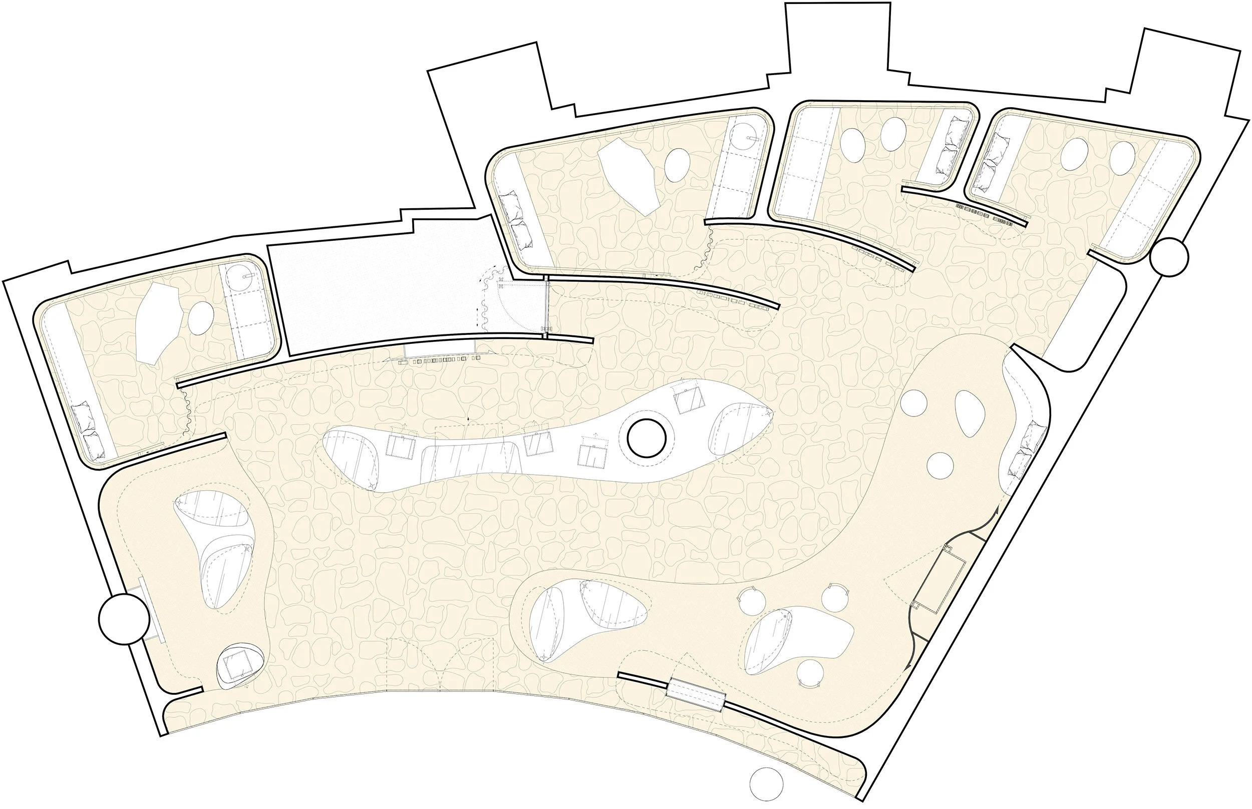 Interior design for Persée's first jewelry flagship store in Riyadh, Saudi Arabia