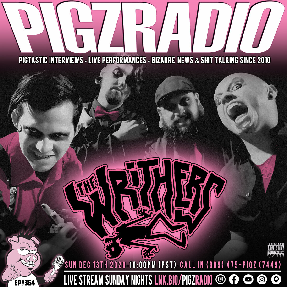 EP#364 w/ music guest The Writhers