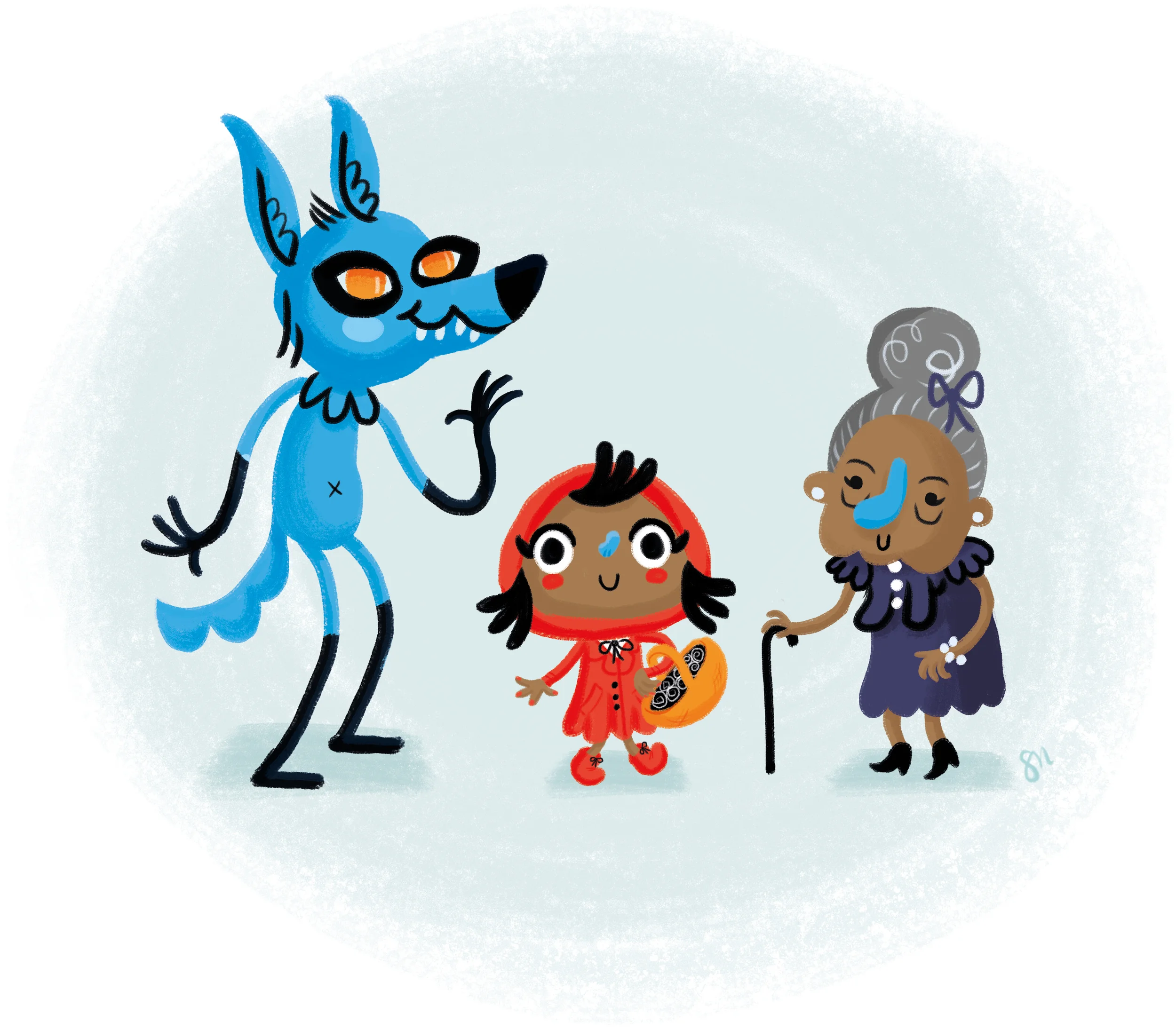 In order to get a better feel for all of the characters I decided to start by illustrating them.