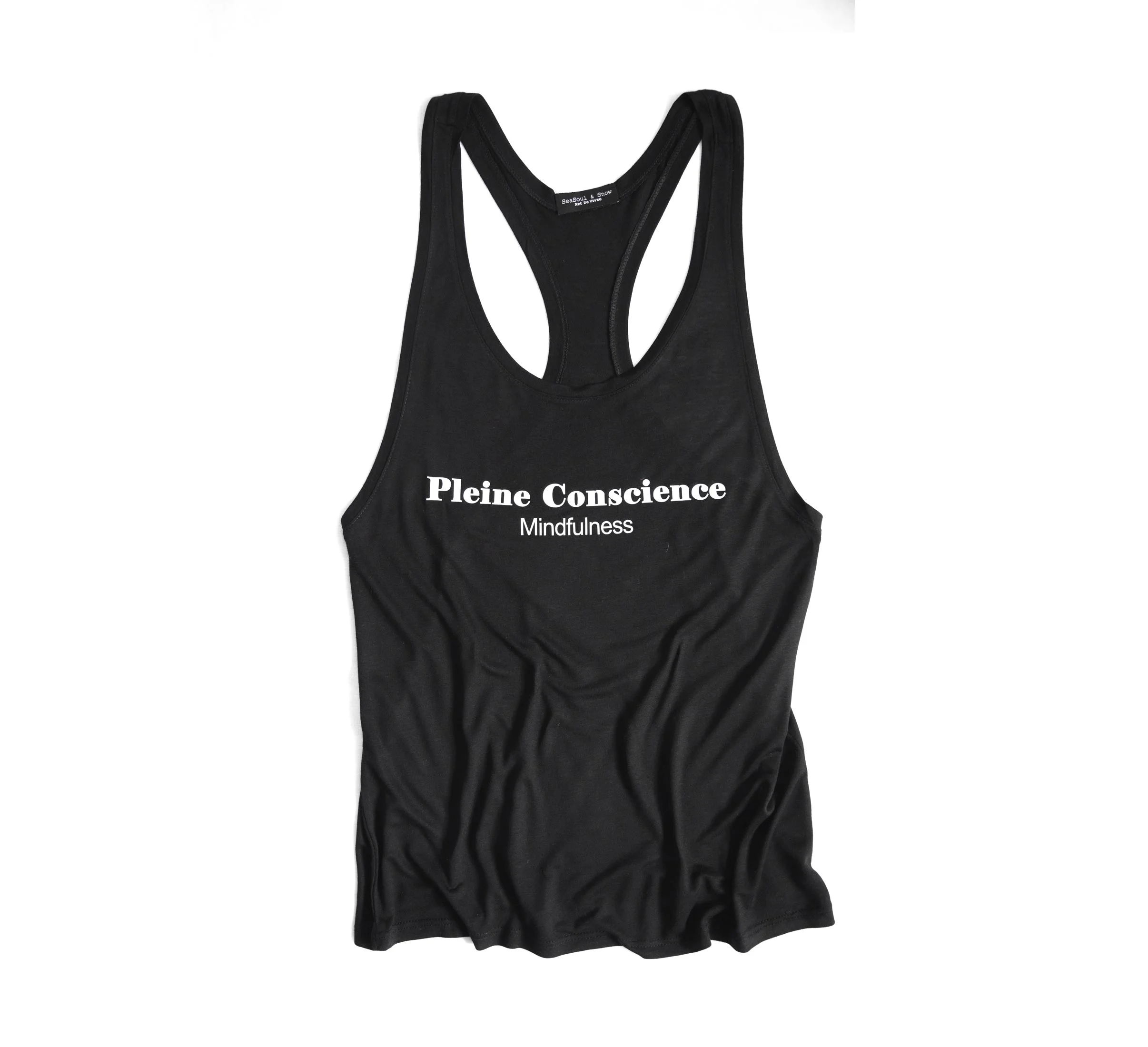 Pleine Conscience Black Vest Top