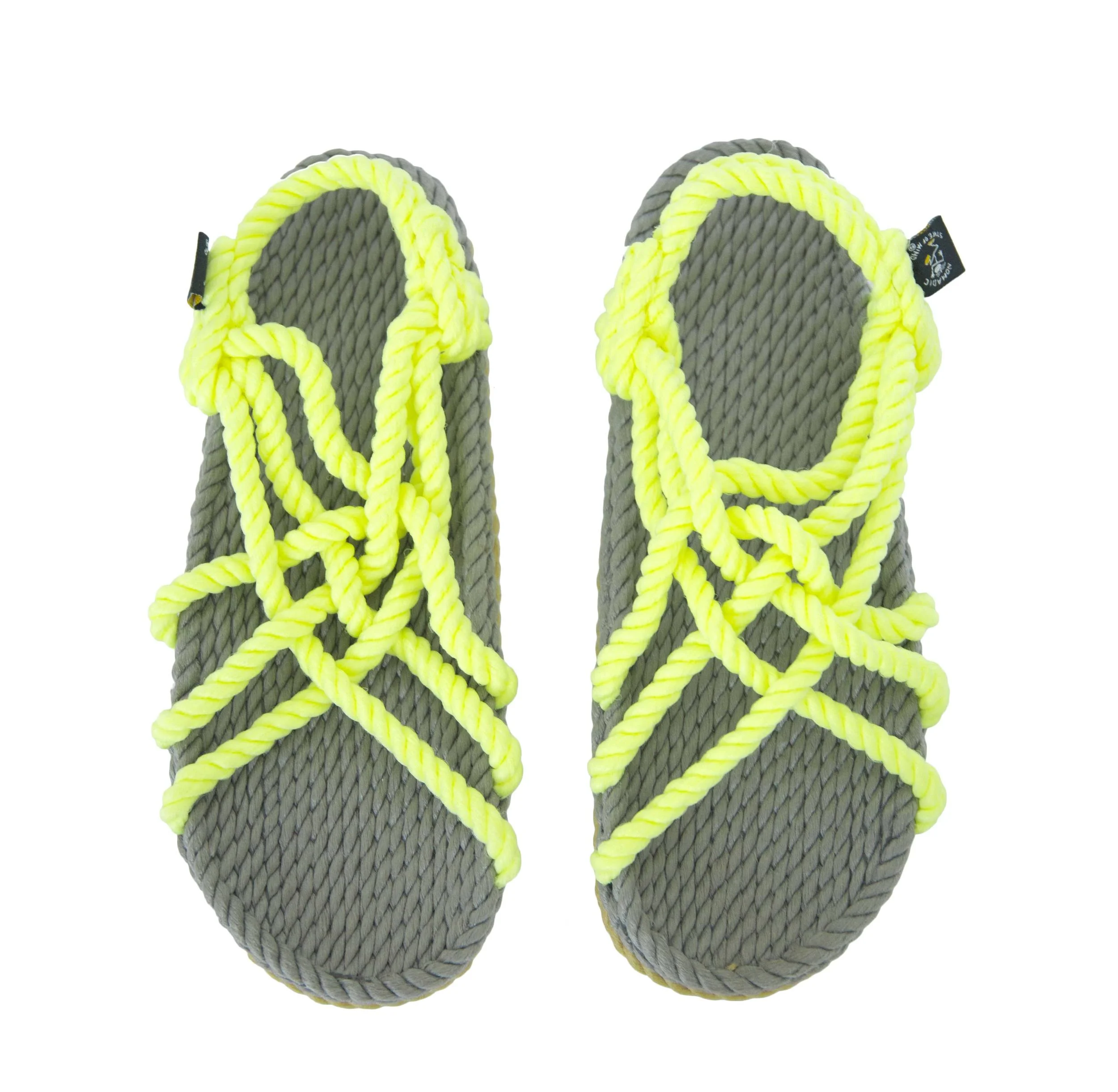 Rope Sandal - Neon Yellow Colour
