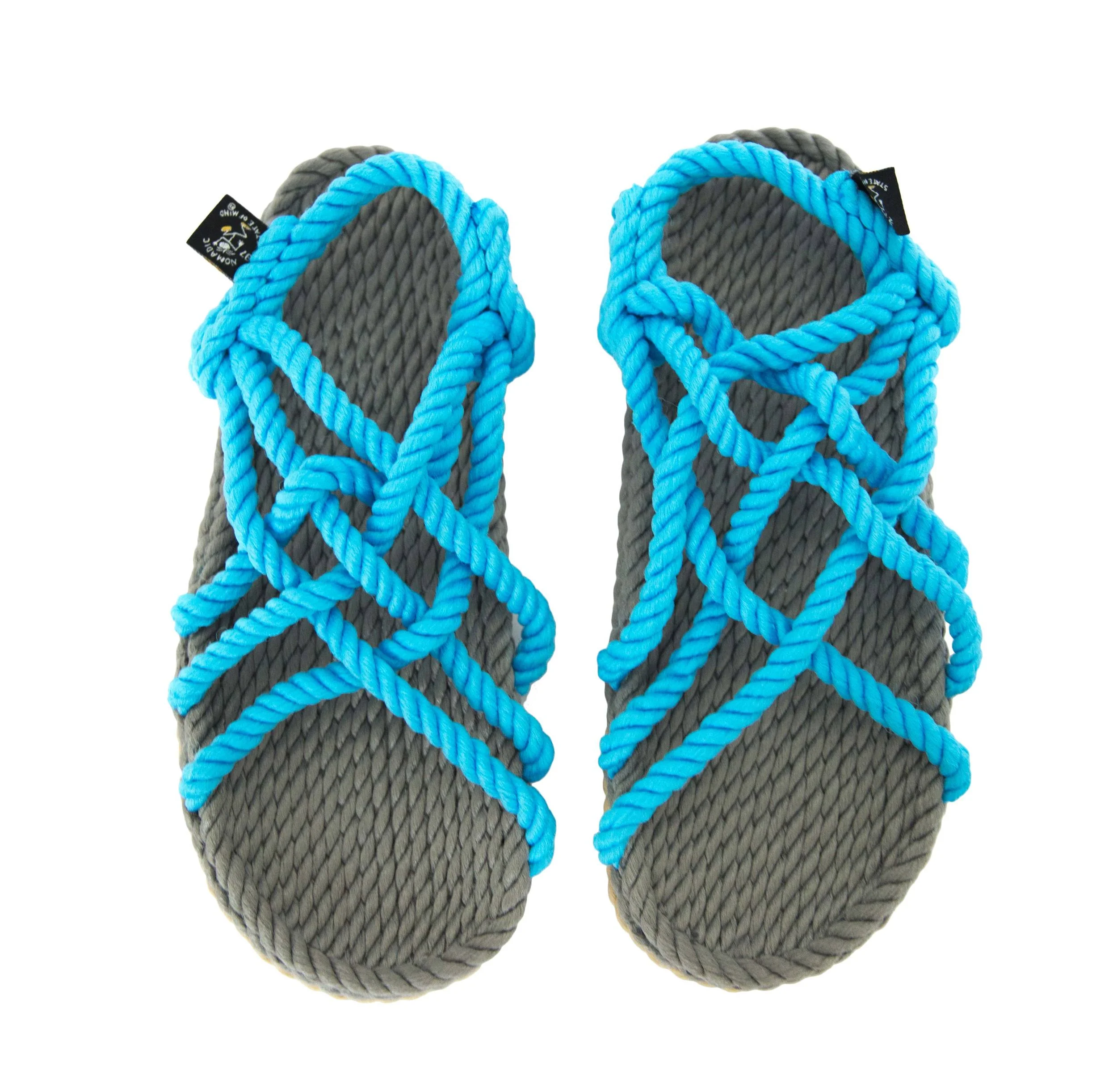 Rope Sandal - Neon Blue Colour