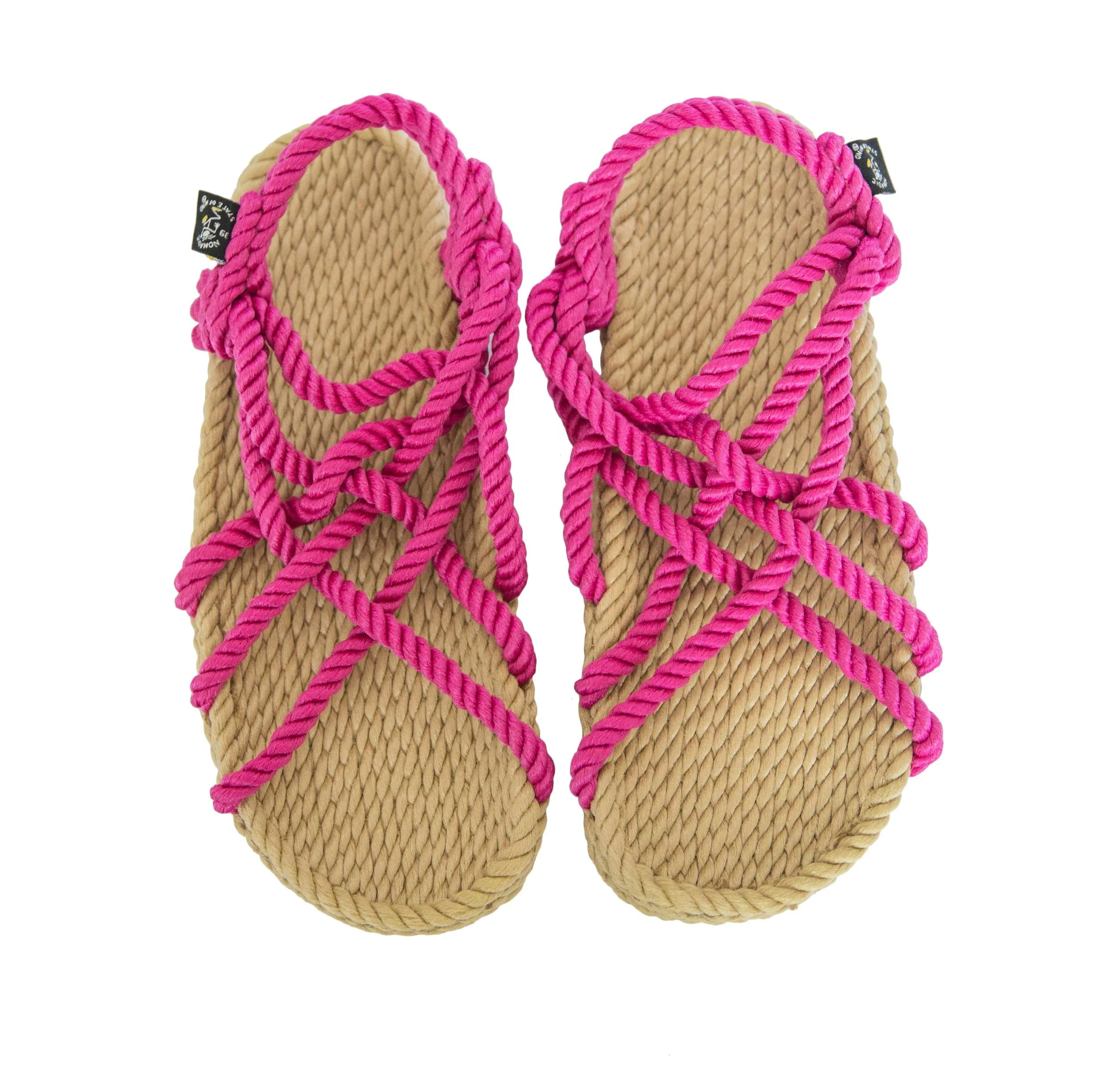 Rope Sandal - Fushcia Pink Colour