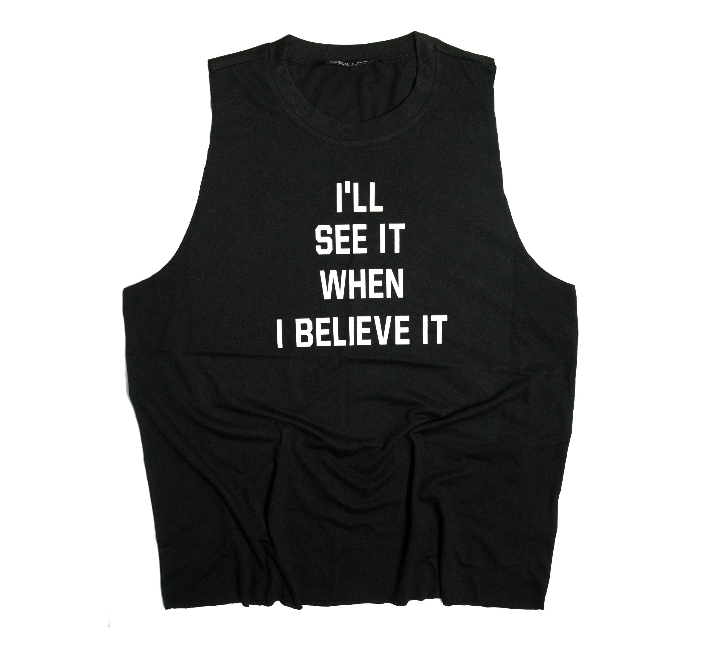 I'LL SEE IT Muscle Vest Top
