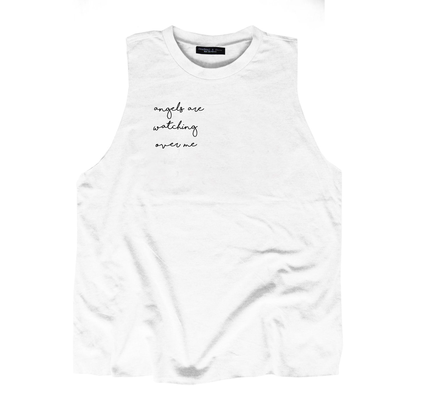 Angels Are Watching - Muscle Vest Top — SeaSoul & Snow