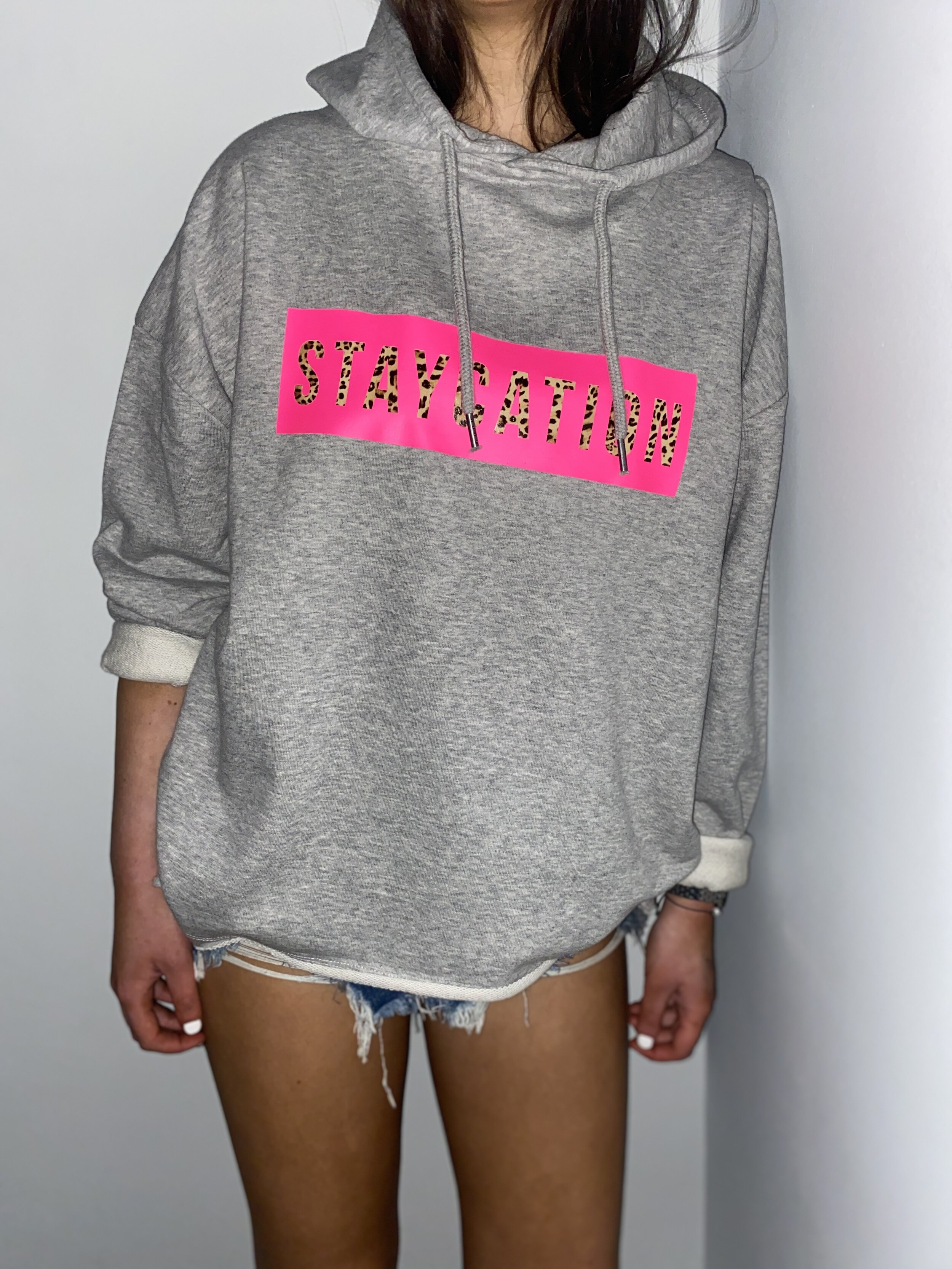 StayCation  - Raw Edge Hoody