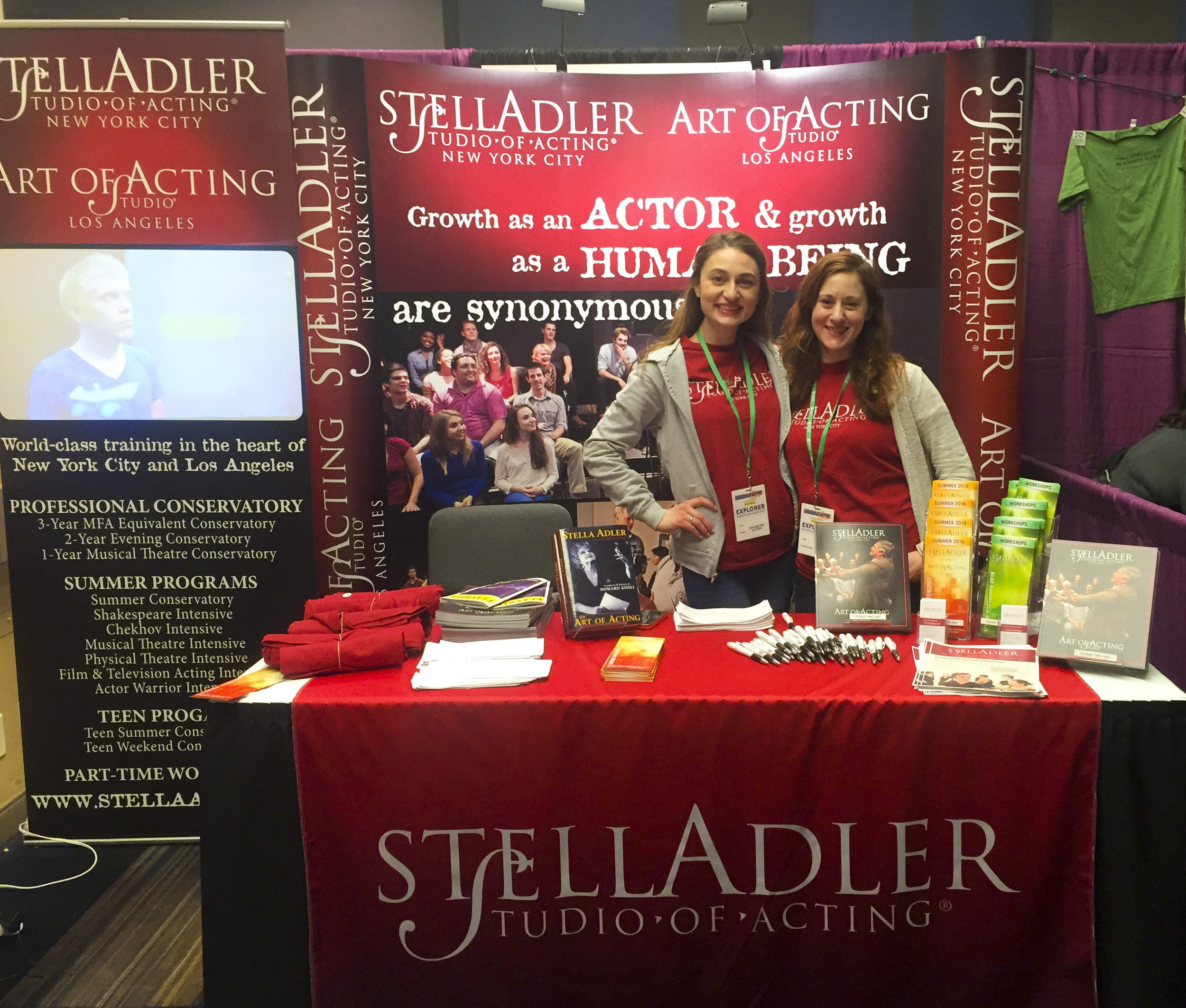 Stella Adler Trade Show Booth