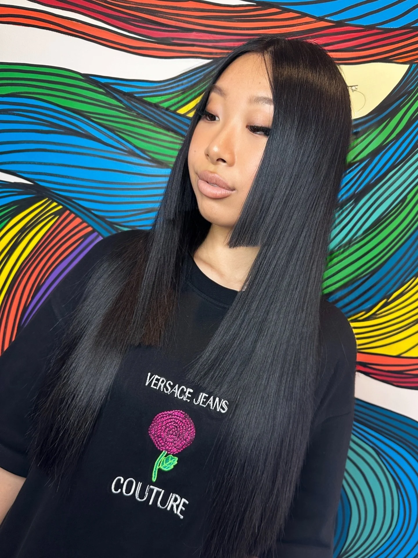 Hime HAIRCUT. 🇯🇵✂️🌸❤️ 

&ldquo;Hime haircut (Japanese for &ldquo;princess cut&rdquo;) is a traditional Japanese hairstyle featuring a straight, blunt fringe, distinct cheek-length (or longer) side locks, and long, straight hair in the back, creati