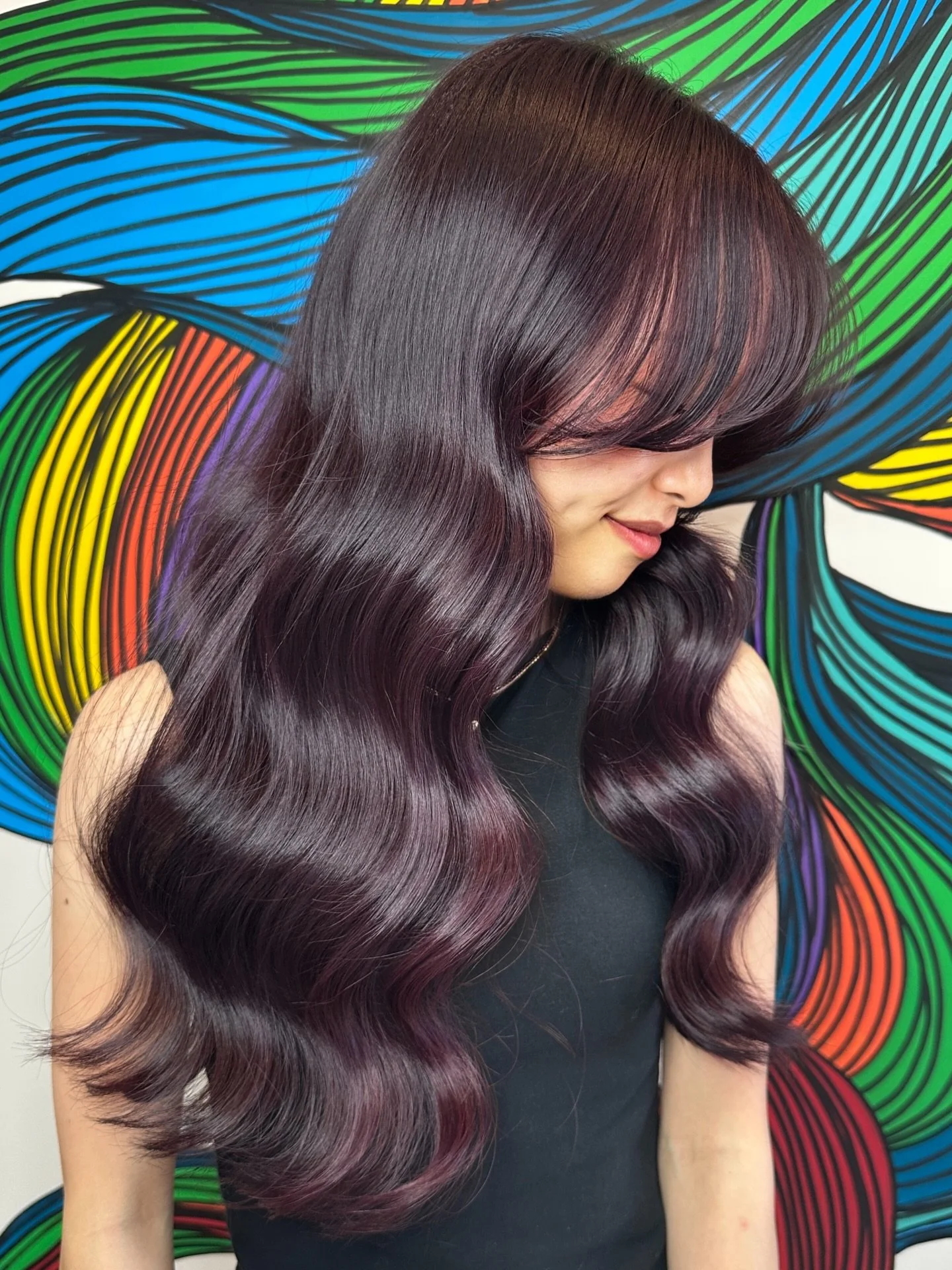 From an overgrown block brunette to a stunning DEEP VIOLET. 💜😈 Why not change it up for 2026? 🤩

Cut/Colour by @hairbyhungtran 

#blowitsahairthing #kilkenny #adelaidecolourist #adelaidesalon #hairbyhungtran