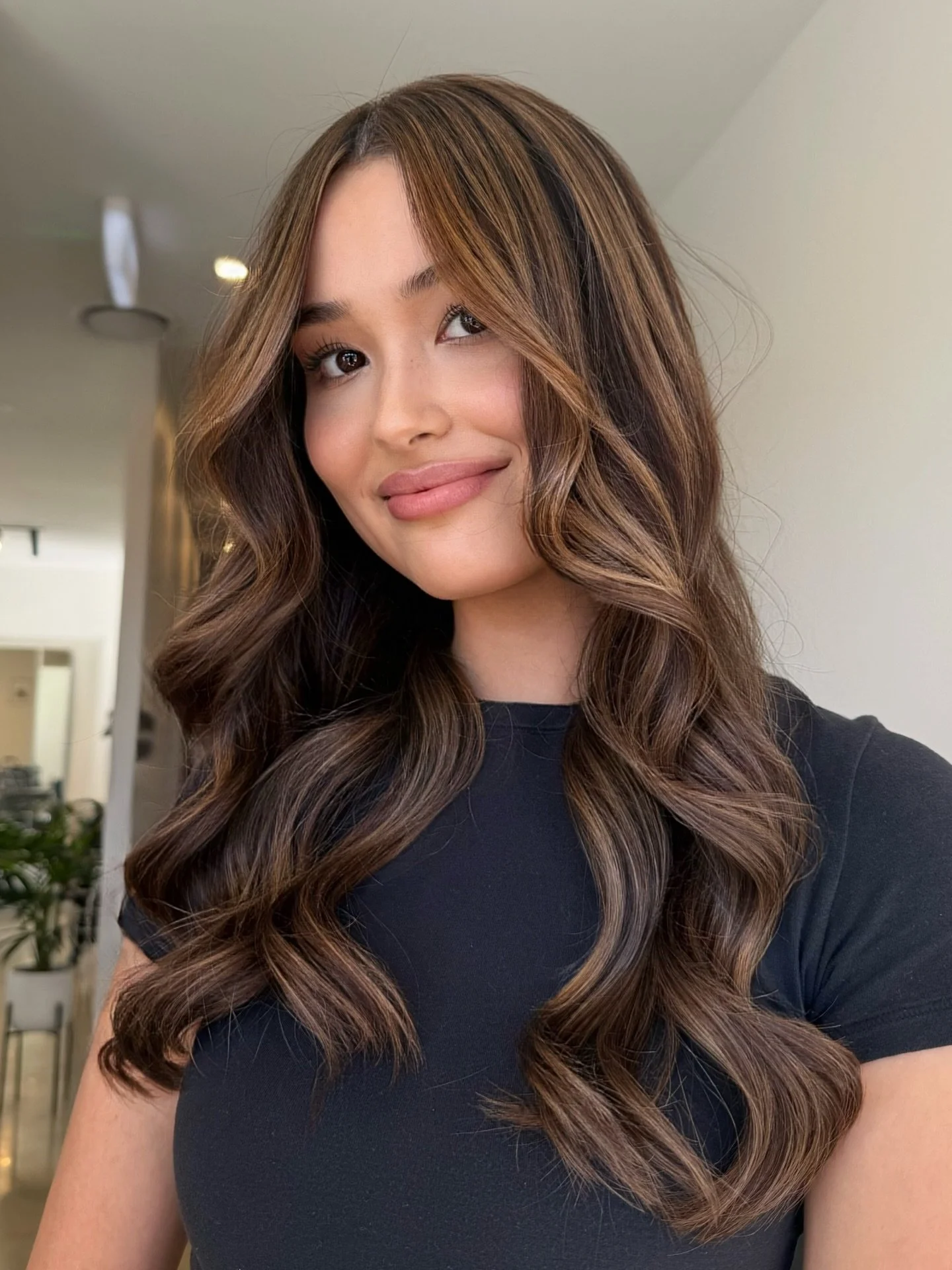 MOCHA latt&eacute;. ☕️ This was absolutely stunning. 😱🫶 A beautiful enhancement with a special highlight that took this colour to the next level.❤️

Cut/Colour by @hairbybillieclark 

#adelaidehairsalon #blowitsahairthing #kilkenny #adelaidecolouri