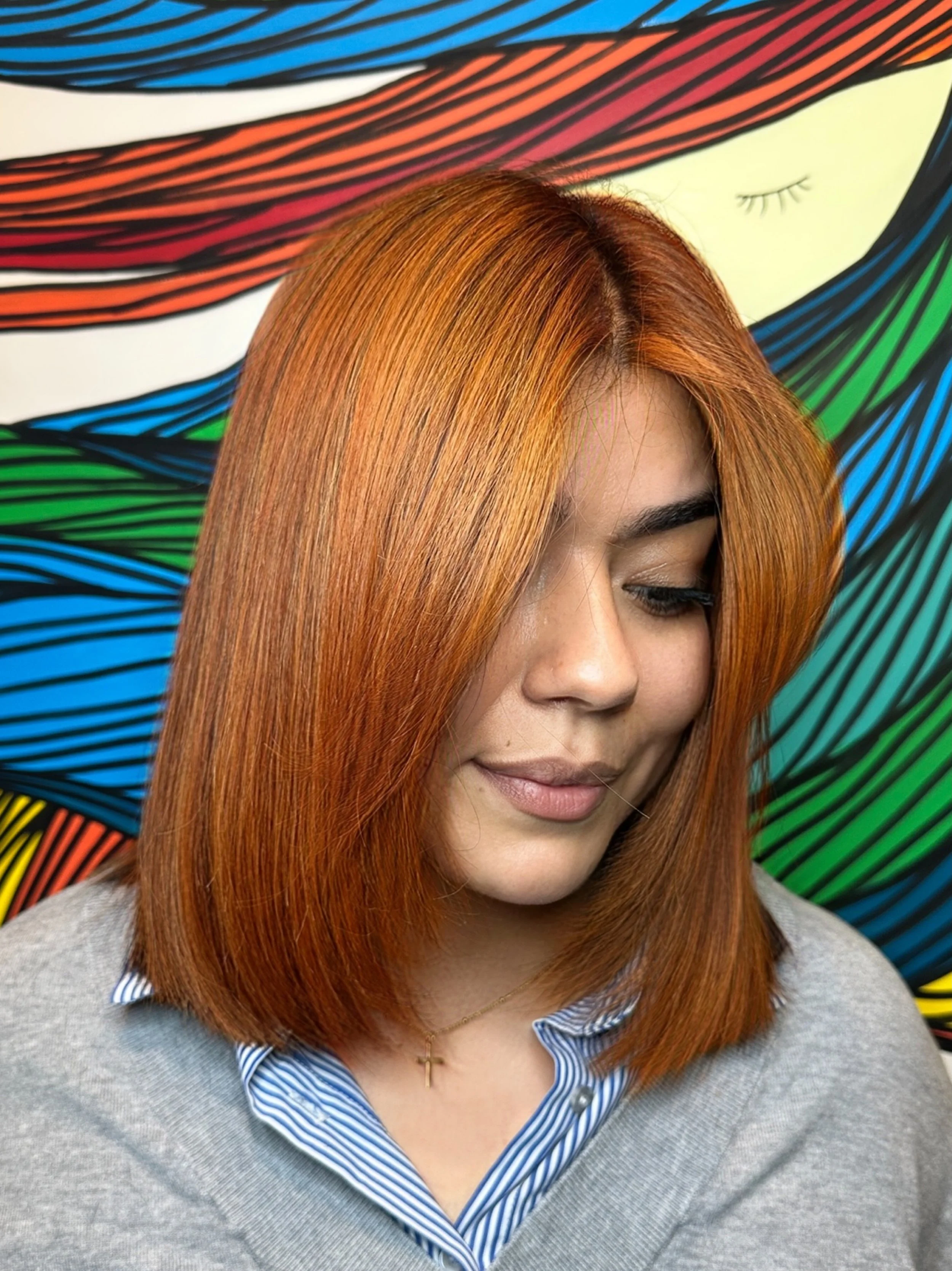 Totally OBSESSED with this gorgeous hue. Life&rsquo;s better with Copper hair! 🧡✨

Cut/Colour by @hairbyhungtran 

#blowitsahairthing #kilkenny #adelaidecolourist #adelaidesalon #hairbyhungtran