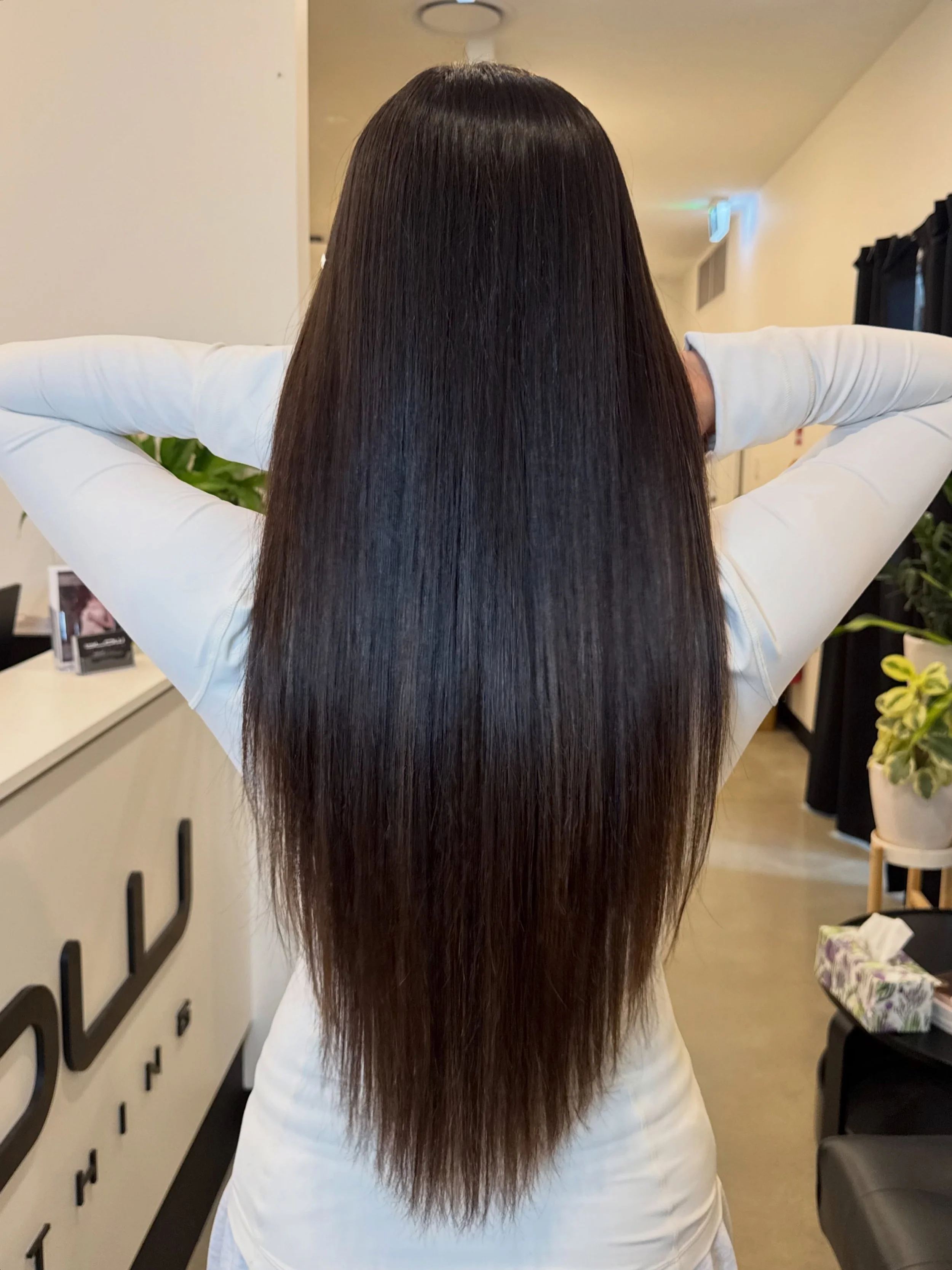 POV: You&rsquo;re officially breaking up with your straightener. 💔😂 One BKT Nanoplasty treatment and suddenly your hair is smoother, silkier, healthier, and far less dramatic in the morning. We are OBSESSED. ❤️✨

BKT Nanoplasty &amp; Cut/Color by @