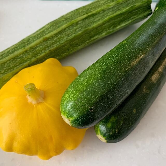 More of the home grown veg! #courgette #zucchini #pattypan #homegrown #roastedveggies #roastedvegetables