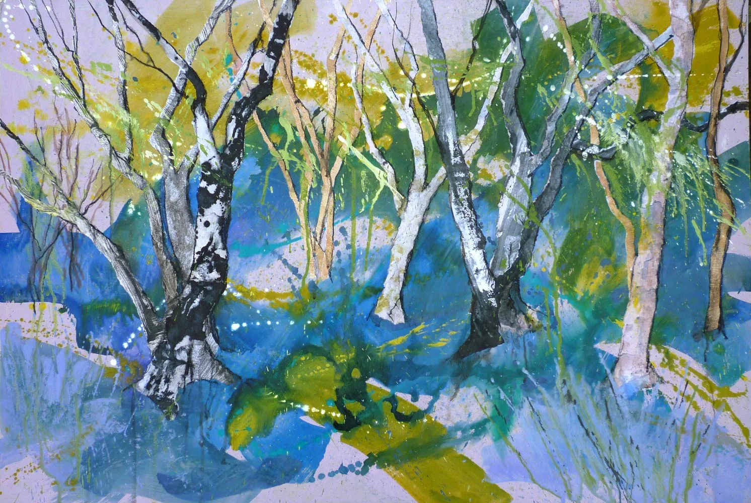 Secret bluebell wood