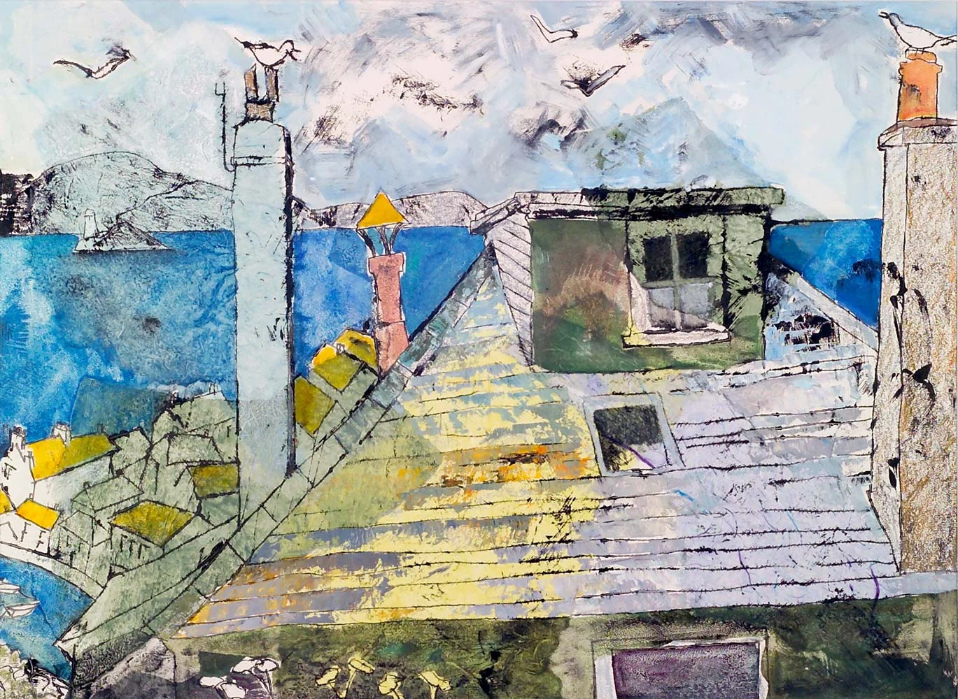 St Ives rooftops