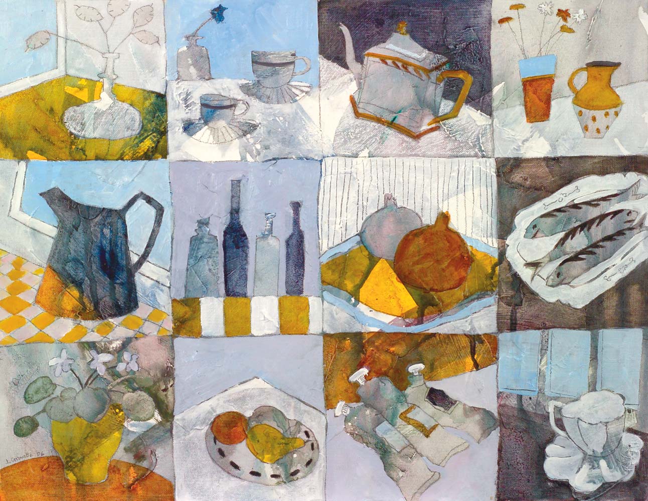 Glimpses of objects around the studio
