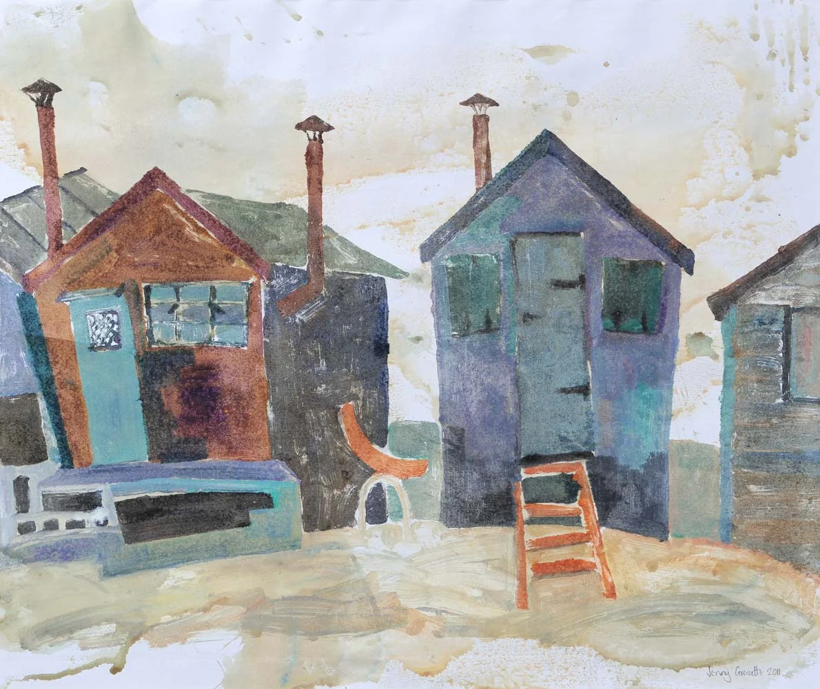 Black huts