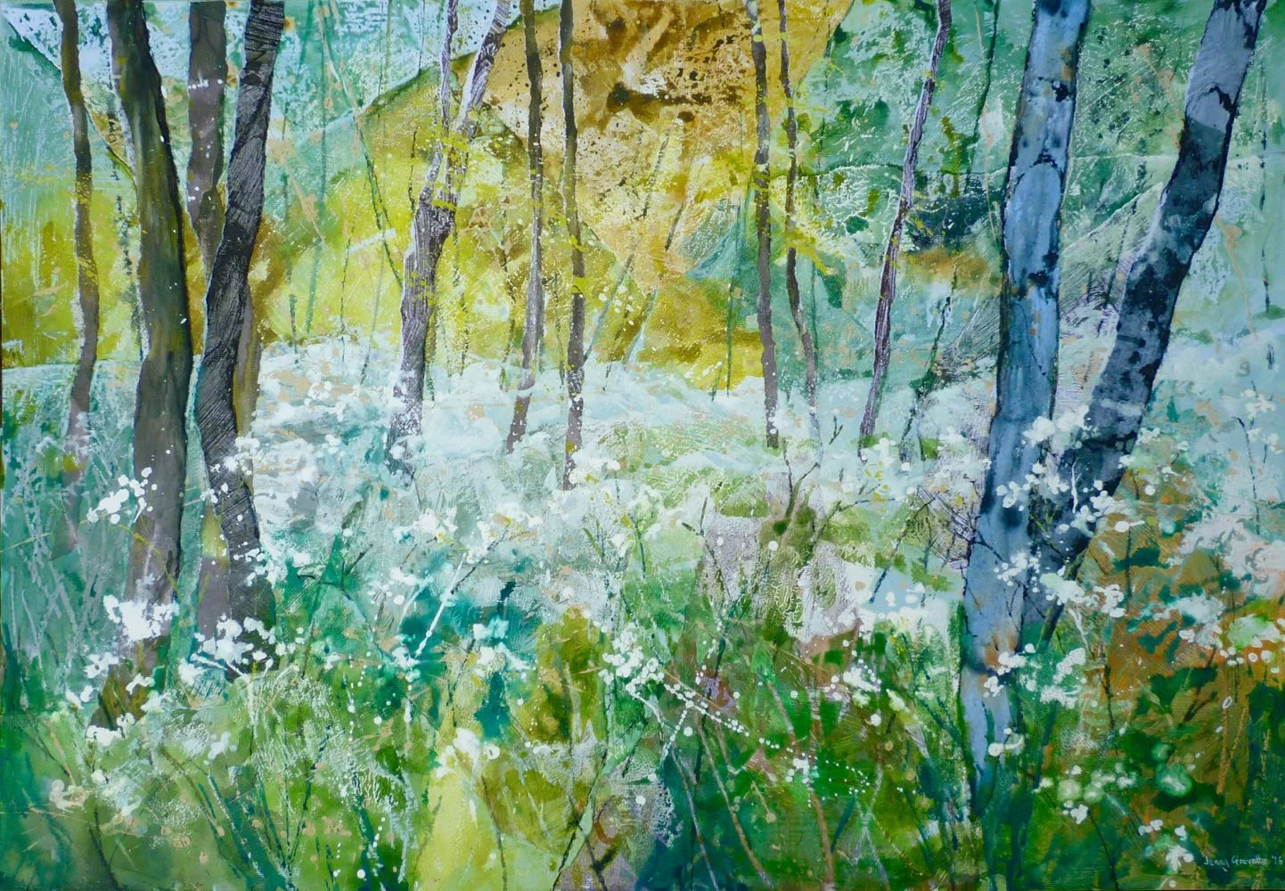 Late evening sun, June