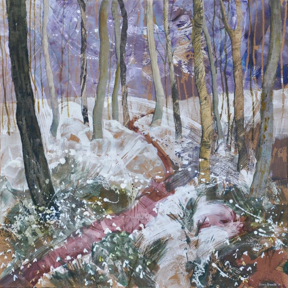 "Path through the snowdrops"