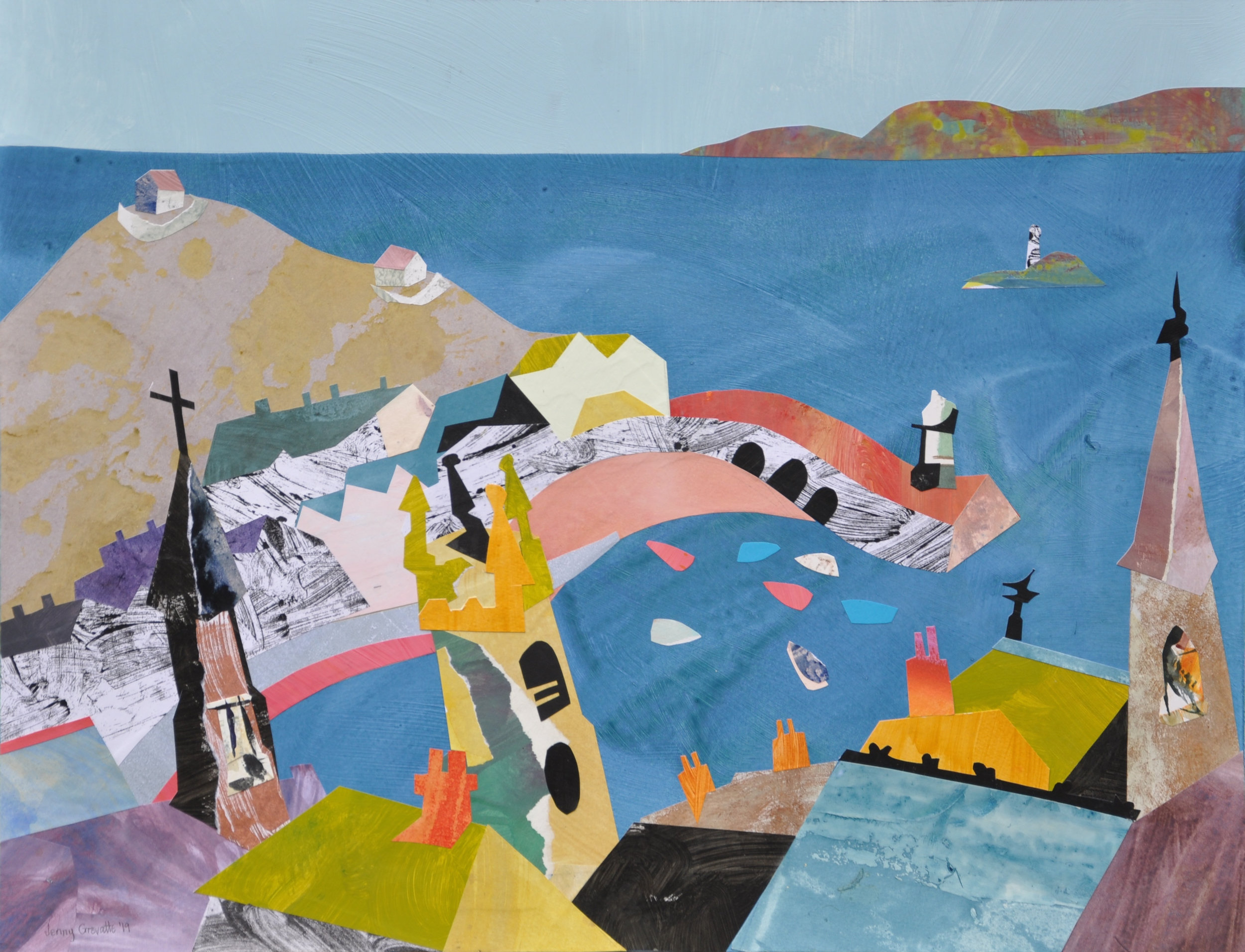 St Ives with three churches