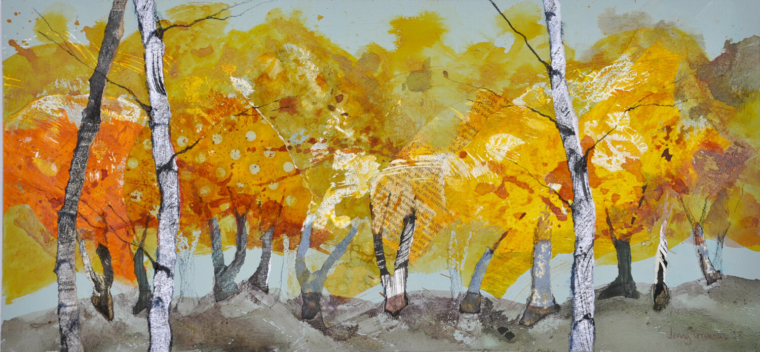 Study of autumn sunshine