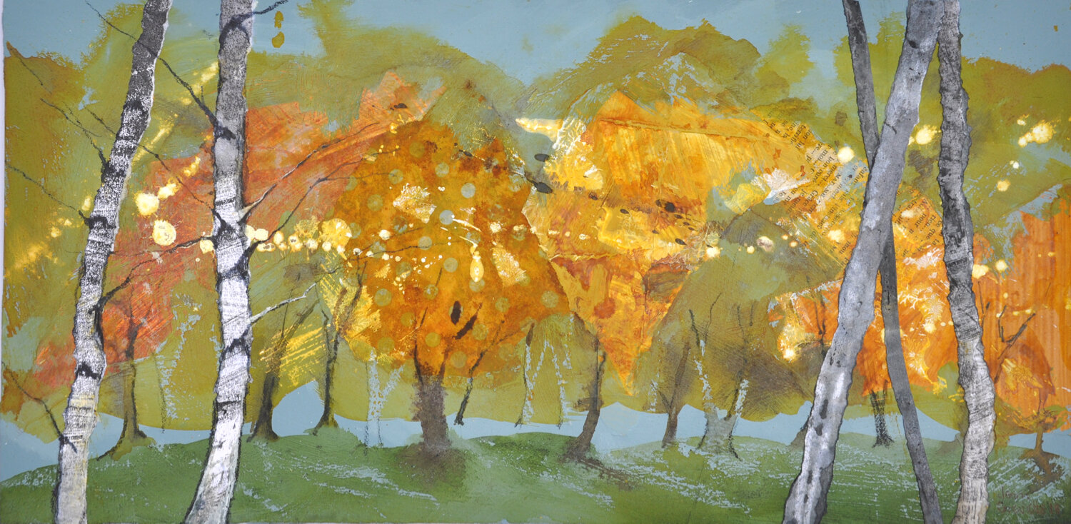 Study of intense autumn colours  