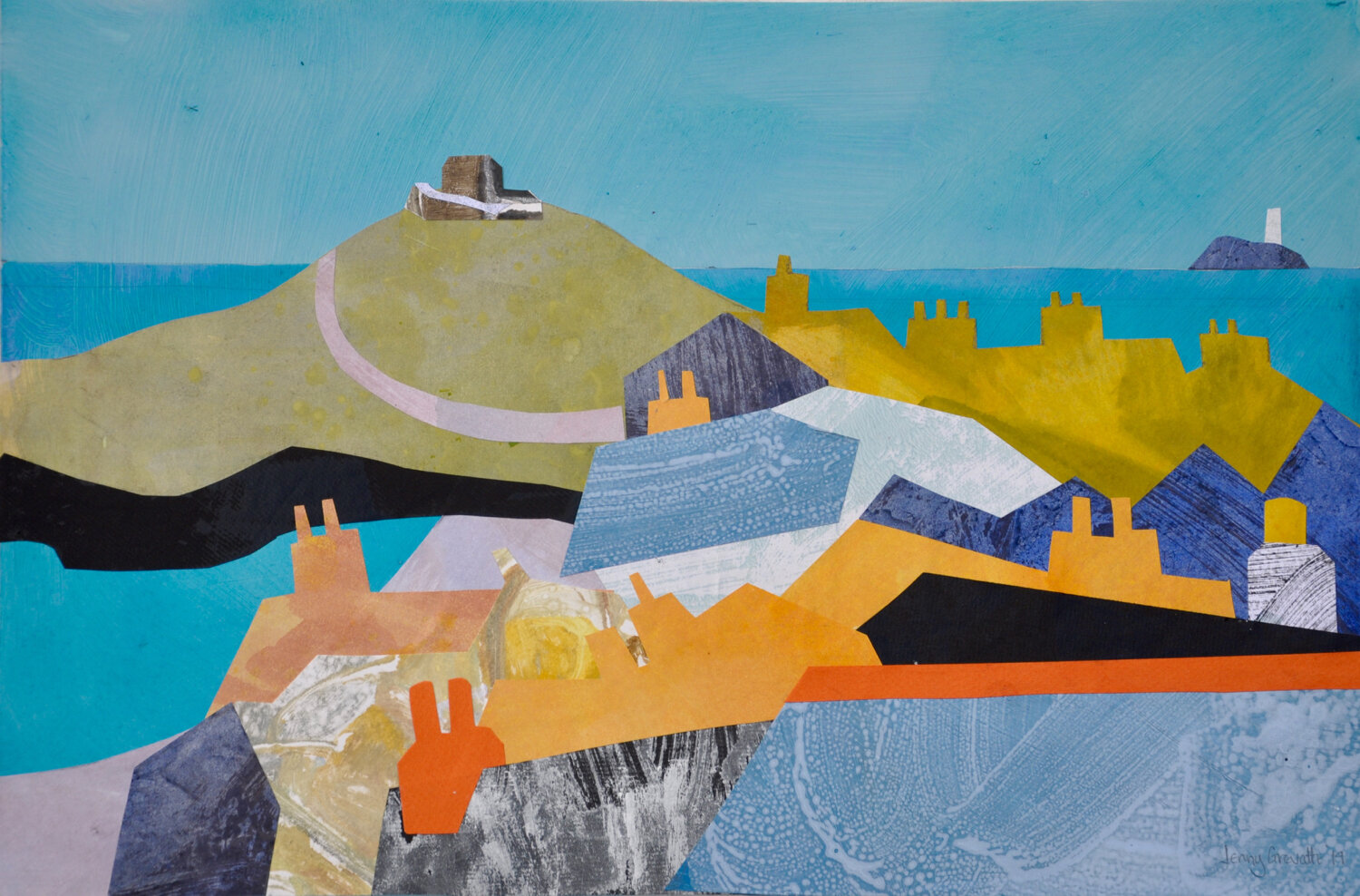 Late summer rooftops, St Ives