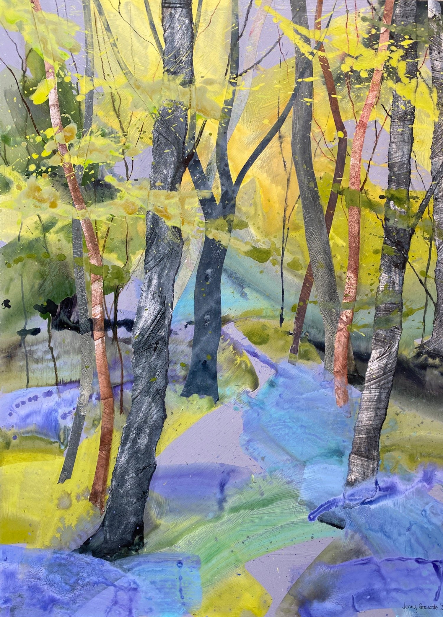 Afternoon in the bluebell wood