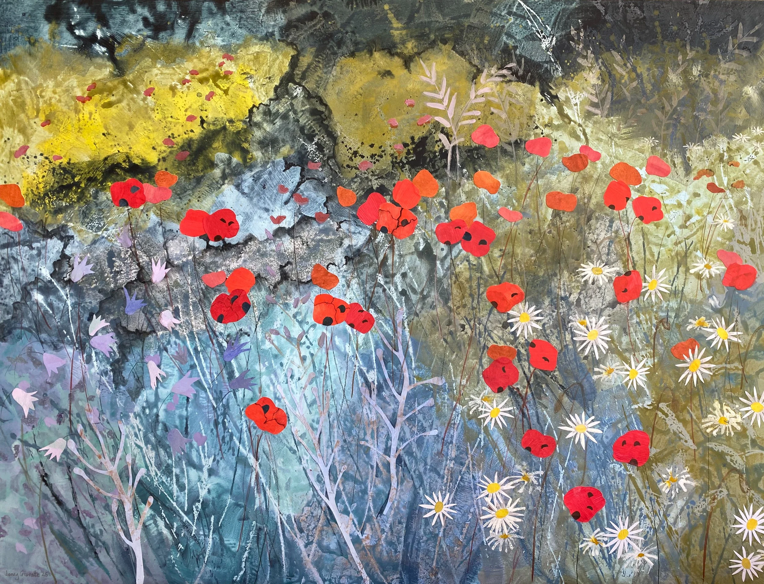 Ladybird poppies, Great Dixter 